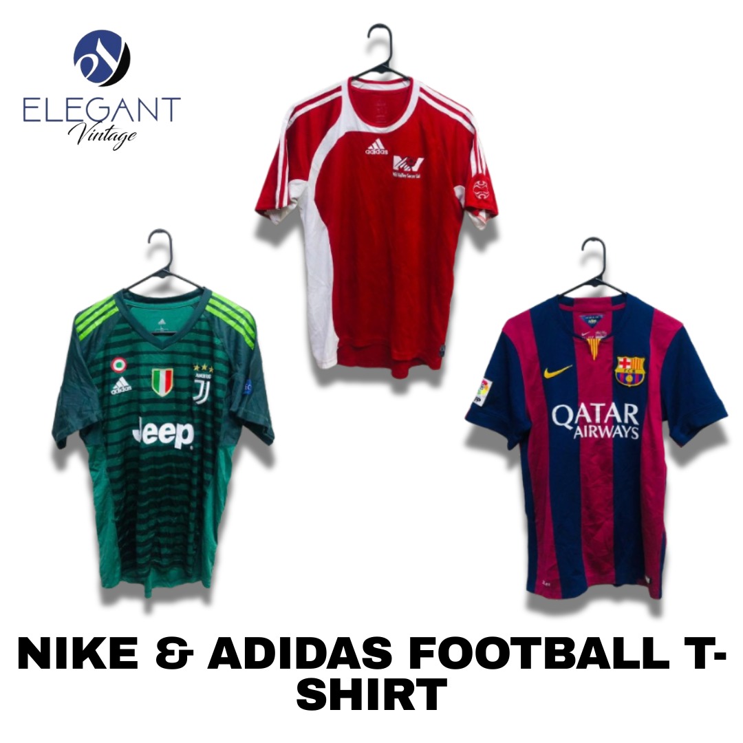 Nike & Adidas Football T-Shirts - EVM0322
