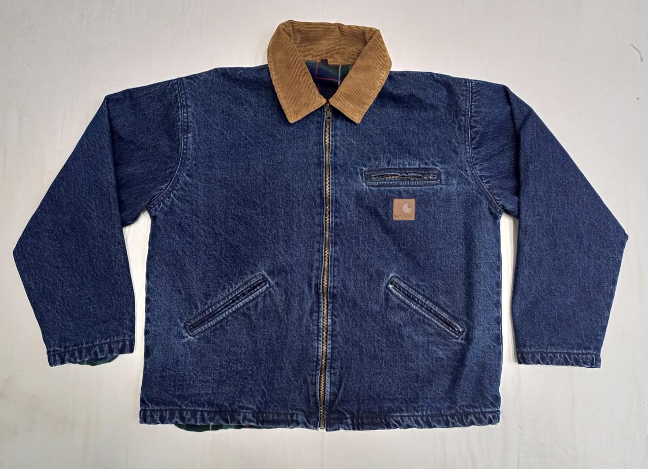 CR885  Upcycled Carhartt Denim Jacket