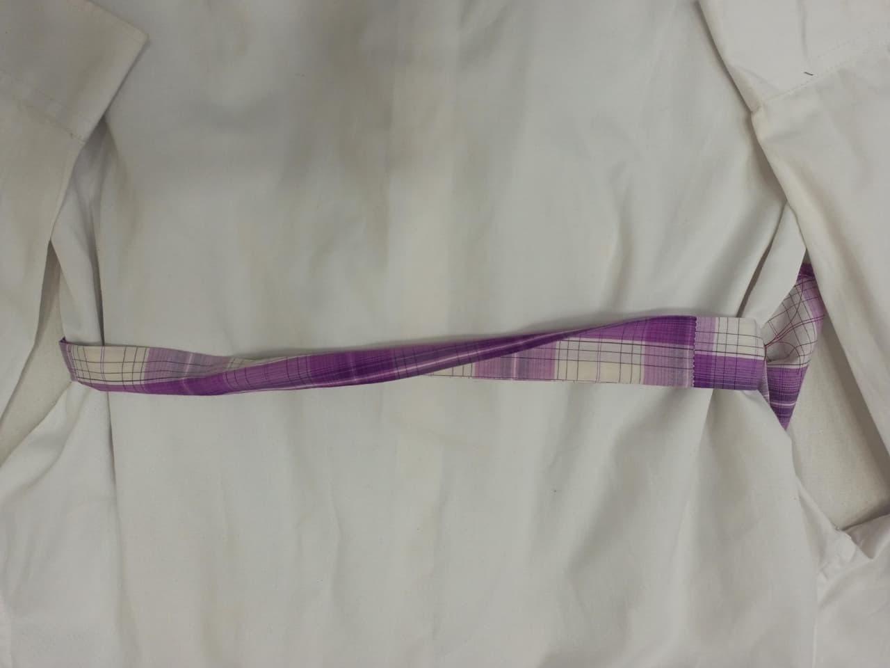 CR891 Upcycled Plaid Fusion Peplum Shirt