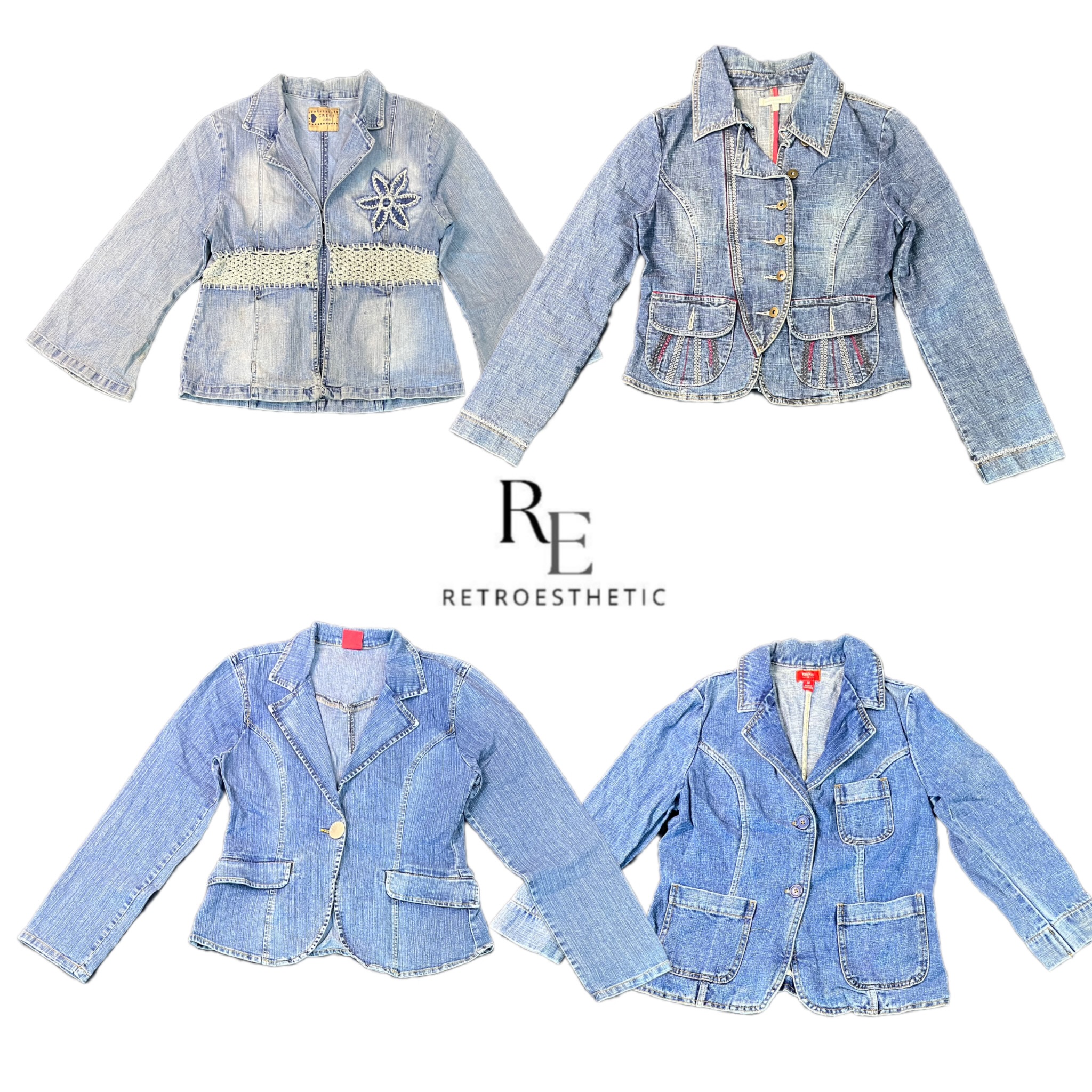 Y2K NYC IT Girl Denim Jackets RE-2492