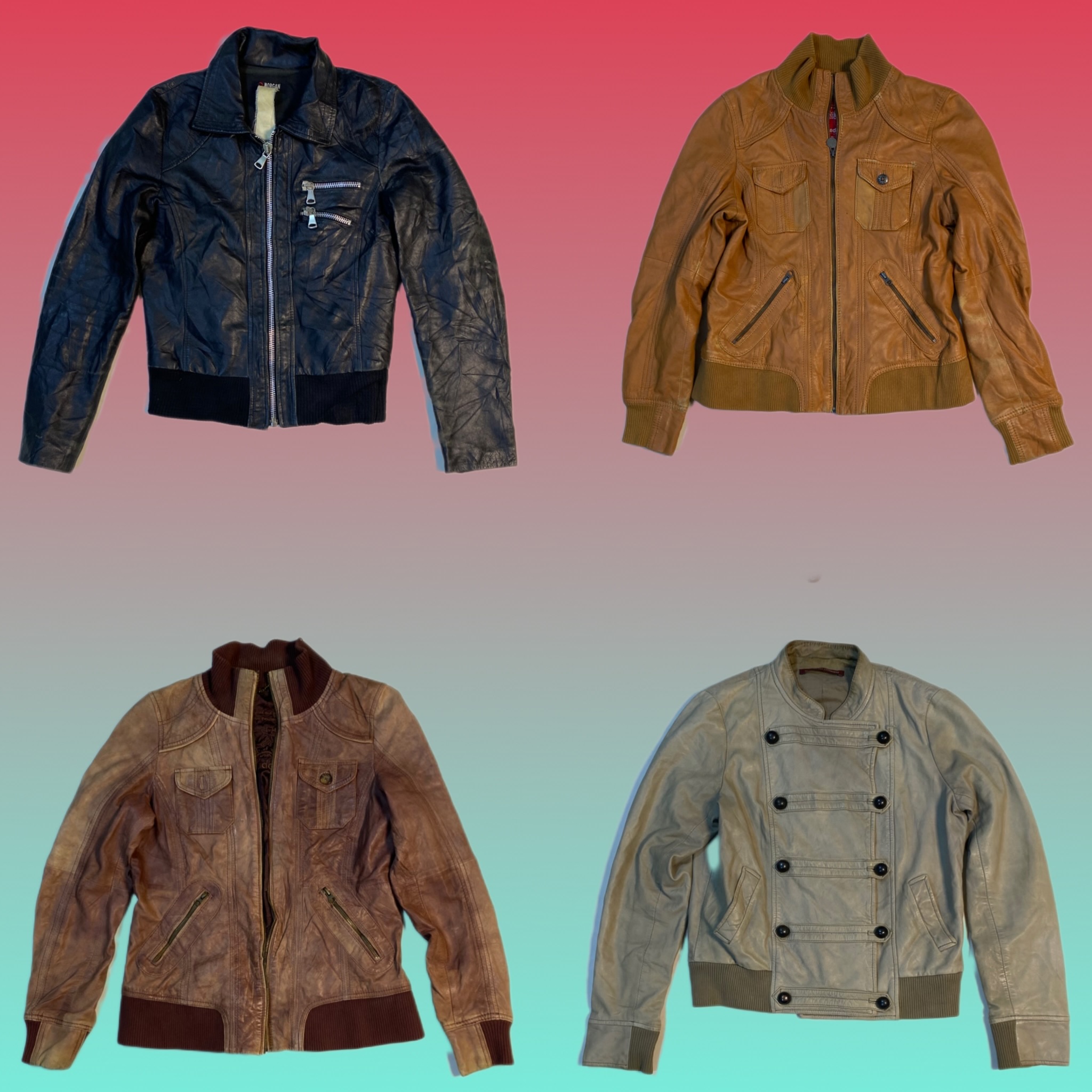 Y2K Leather jacket (TS-1607)