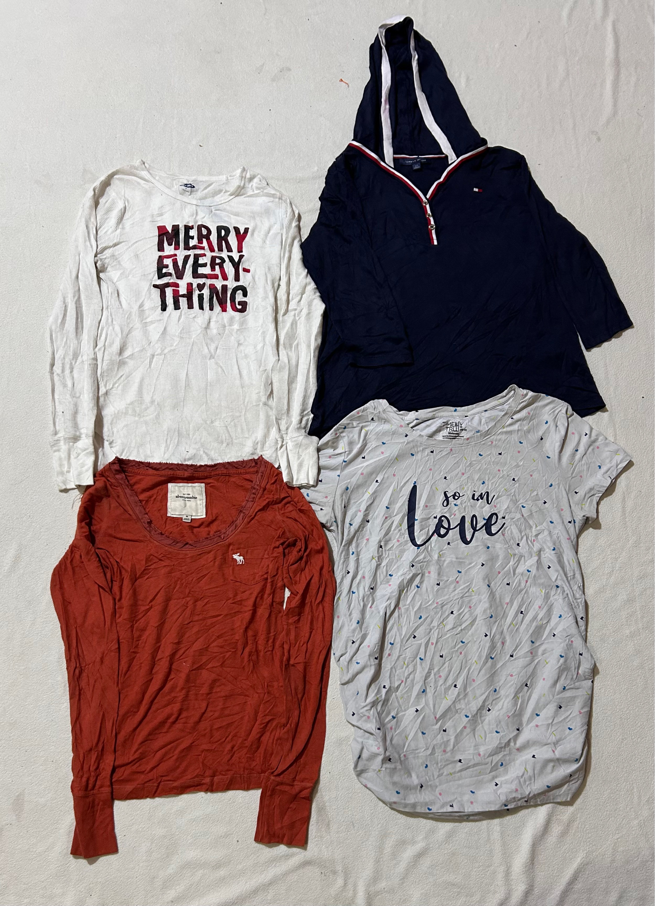 Henley And Long Sleeve Top