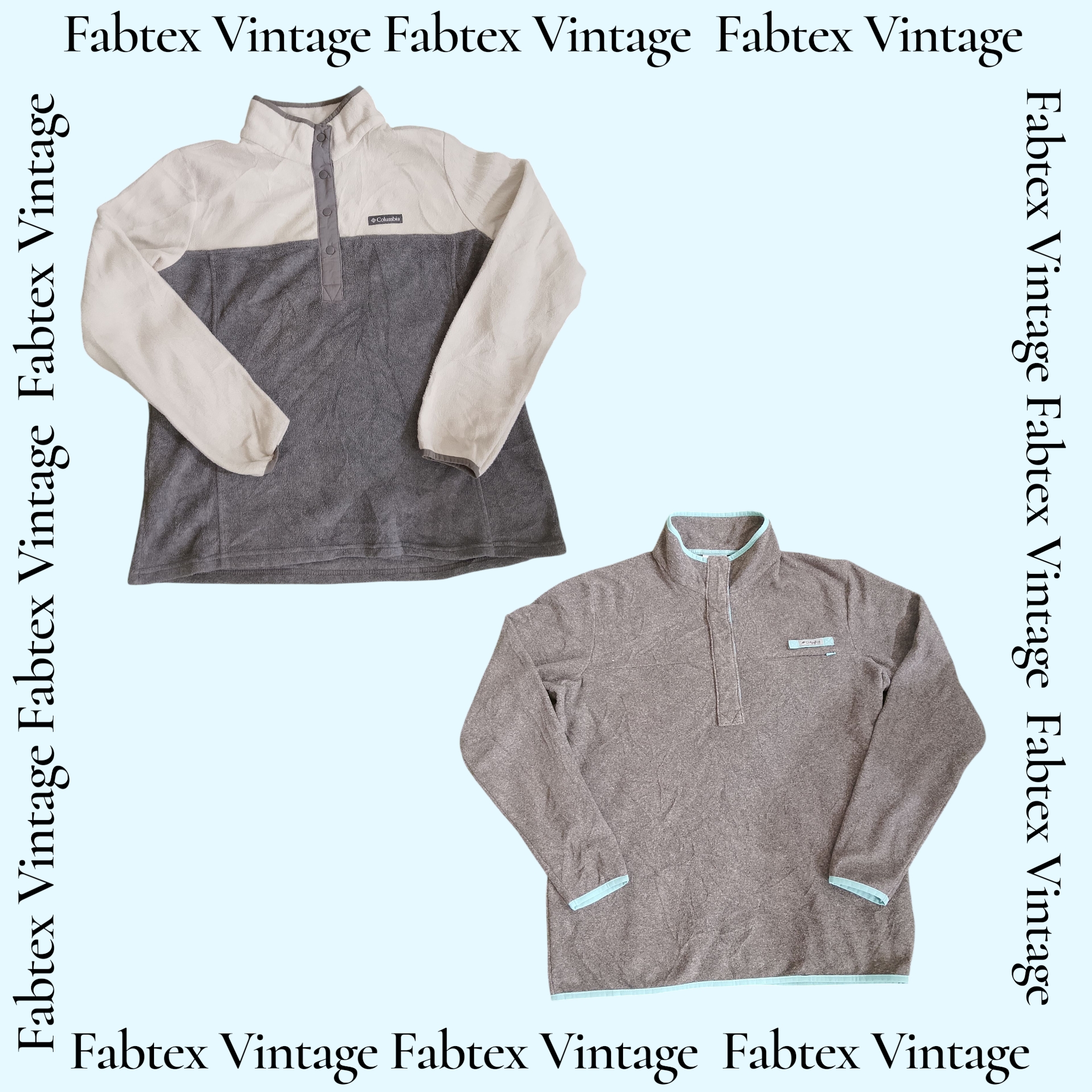 (FV-572) Columbia Shearling Button Fleece Jacket