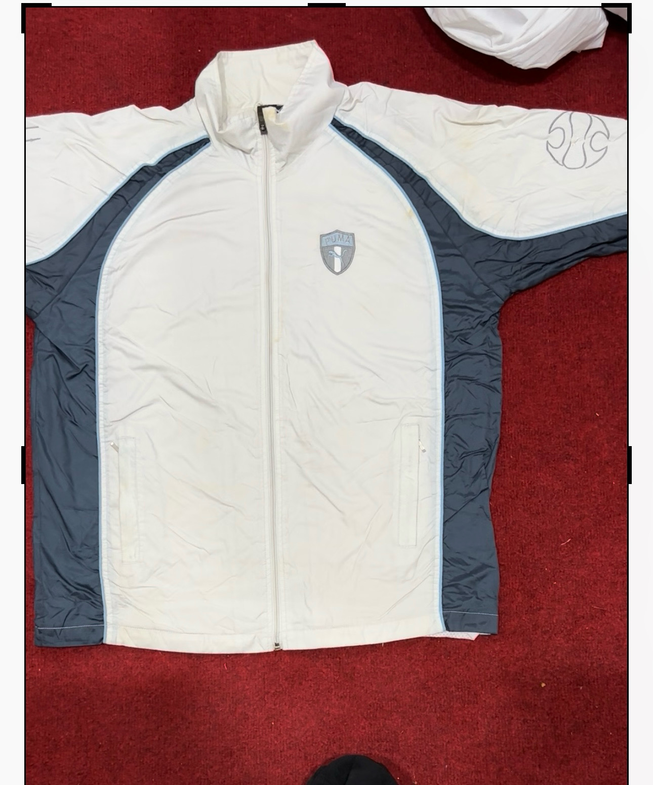 Mixed branded windbreaker