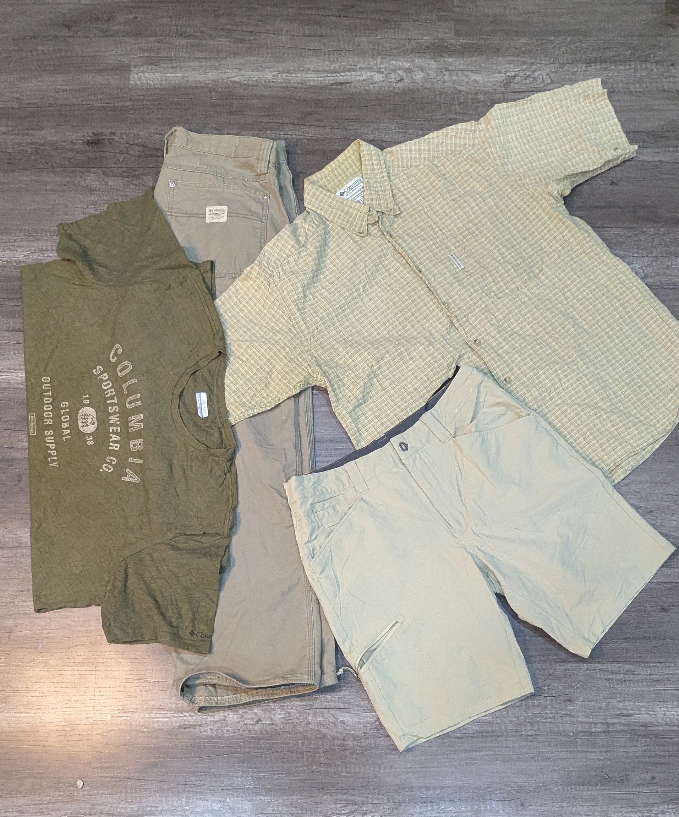 1038 - Columbia Pantaloni, Camicie, Pantaloni Corti & T-shirt