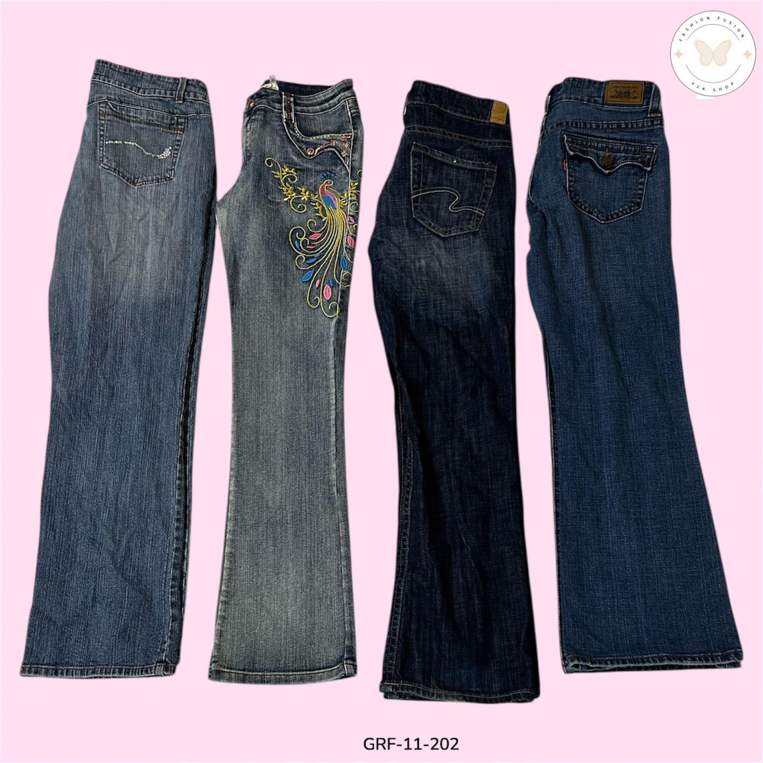 Jeans Flared Essenziali – Fit Quotidiano (GRF-11-202)