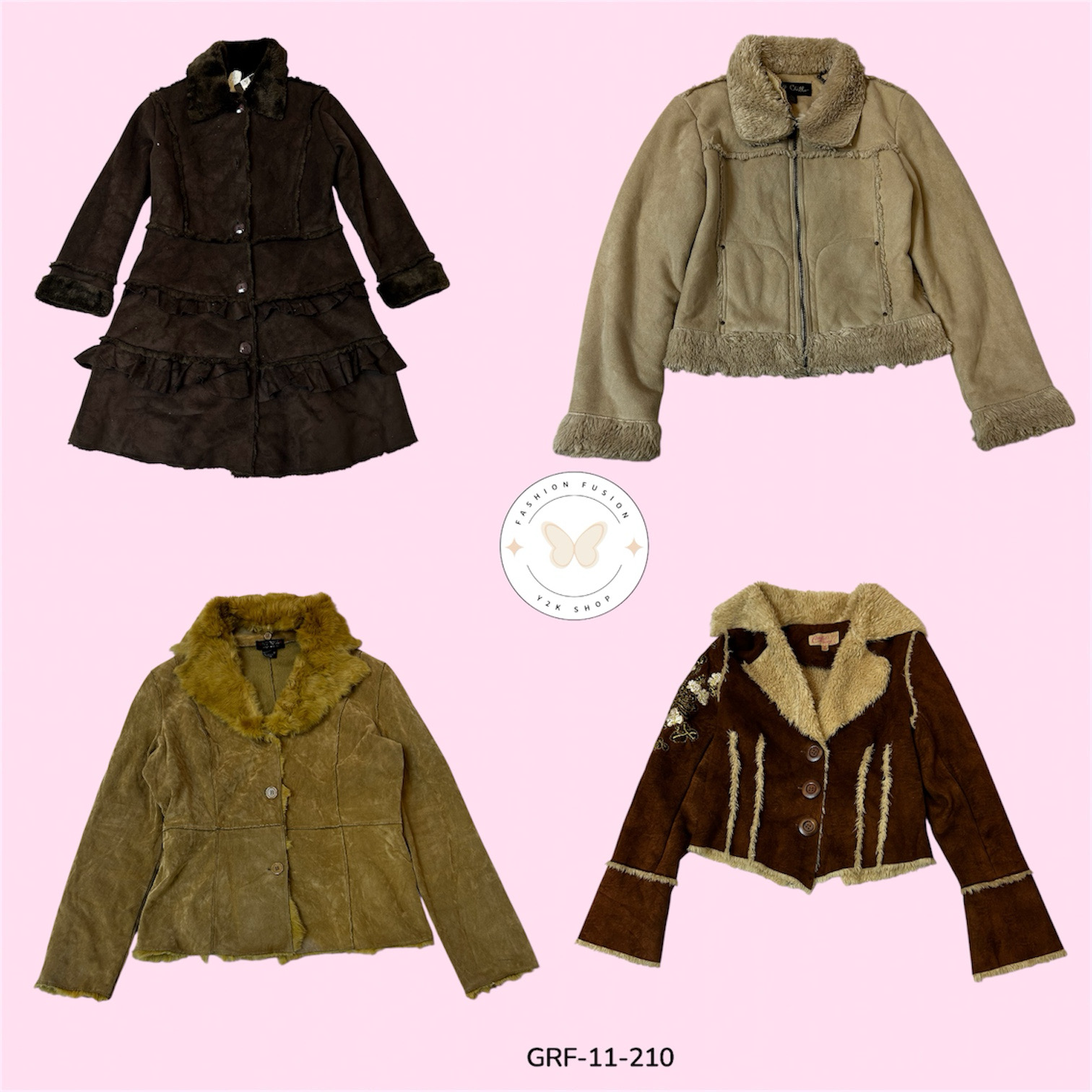 Manteau en fourrure peluche moderne – Essentiel doux et élégant pour le temps froid (GRF-11-210)