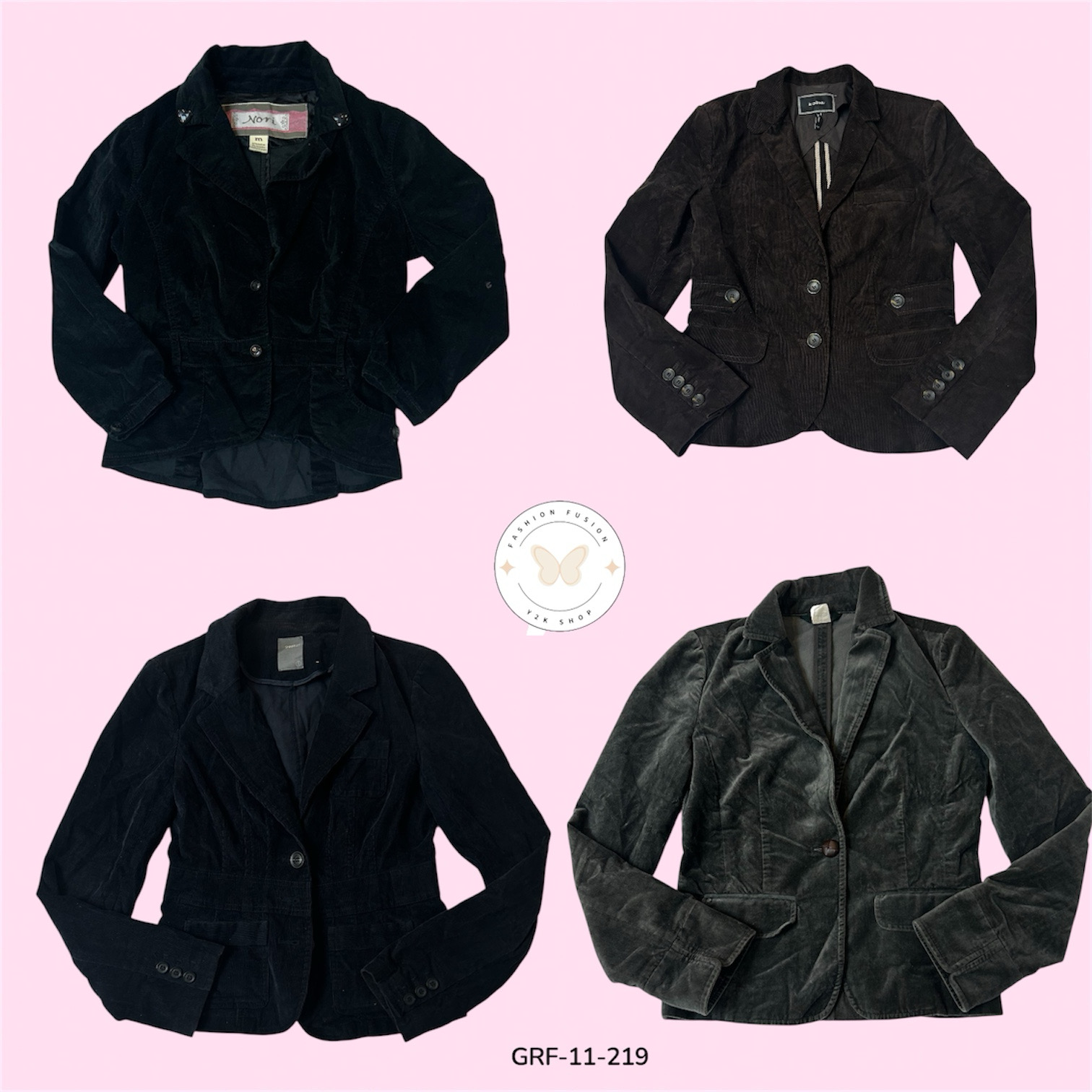 Women’s Soft Corduroy Jacket – Everyday Layering Essential (GRF-11-219)