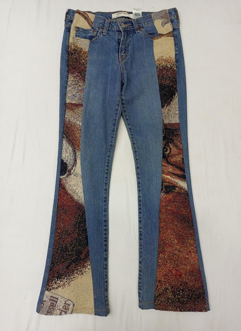 Pantalon en denim Tapersty recyclé CR893