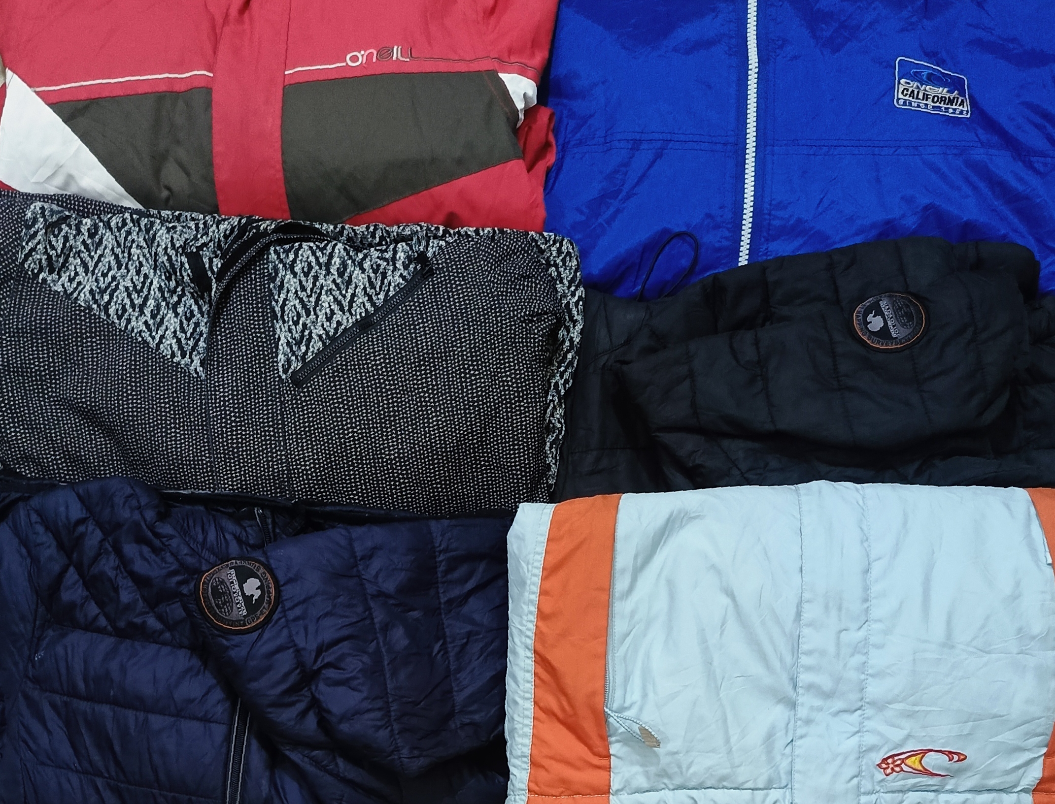 O'Neill and Napapijri jackets