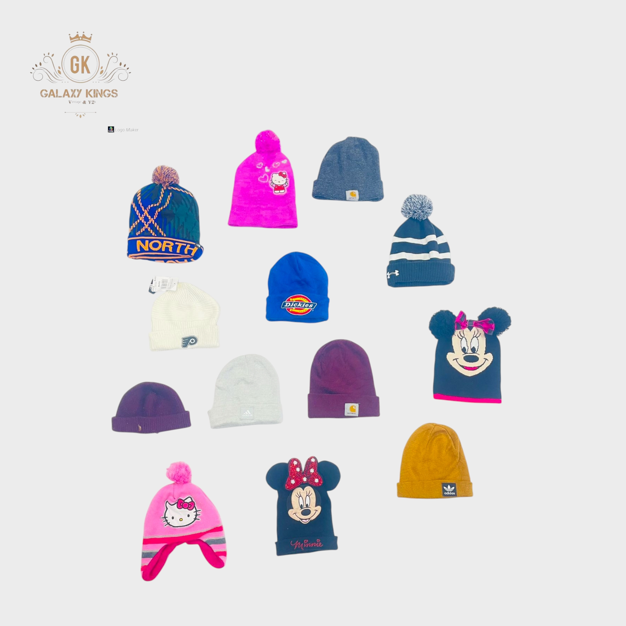 Mixed Branded Wool Caps