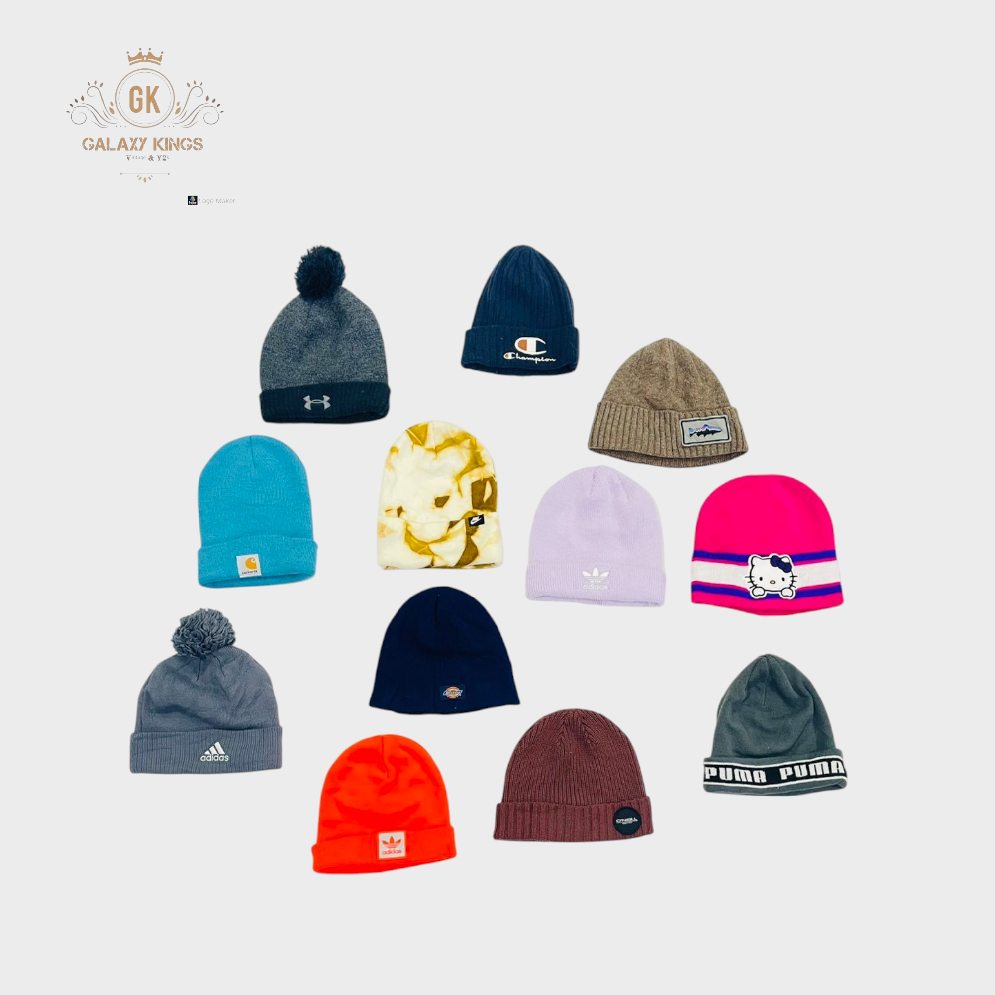 Mixed Branded Wool Caps