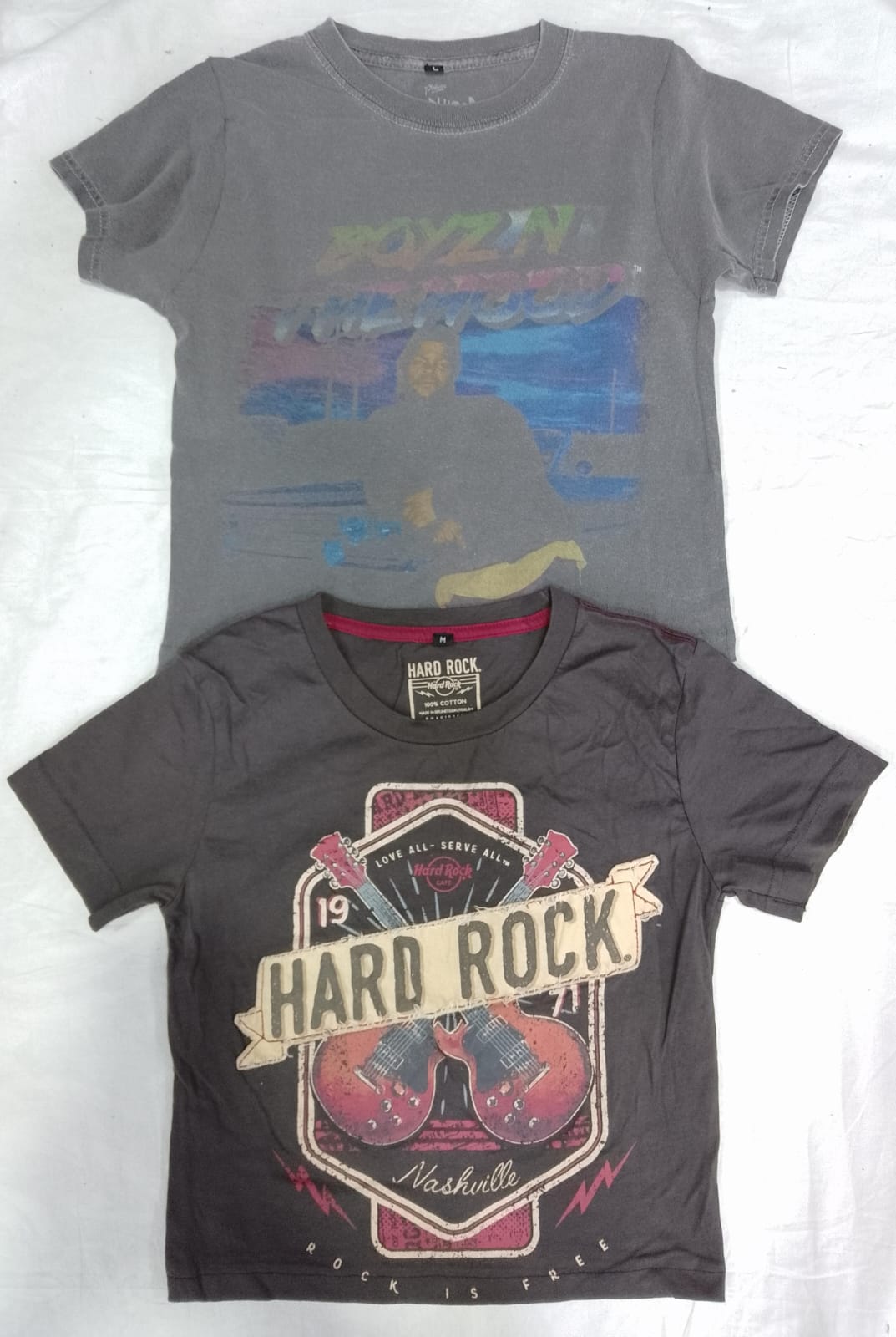 CR5551 Upcycled Music Crop Top