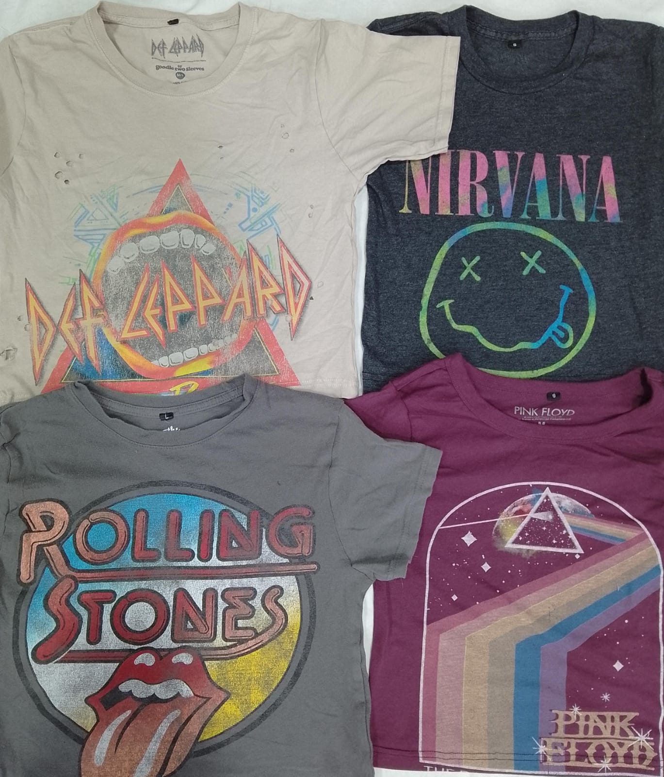 CR5552 Upcycled Music Crop Top