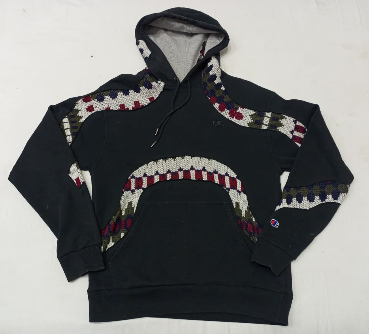 CR910 HOODIE PATCHWORK UPcyclé