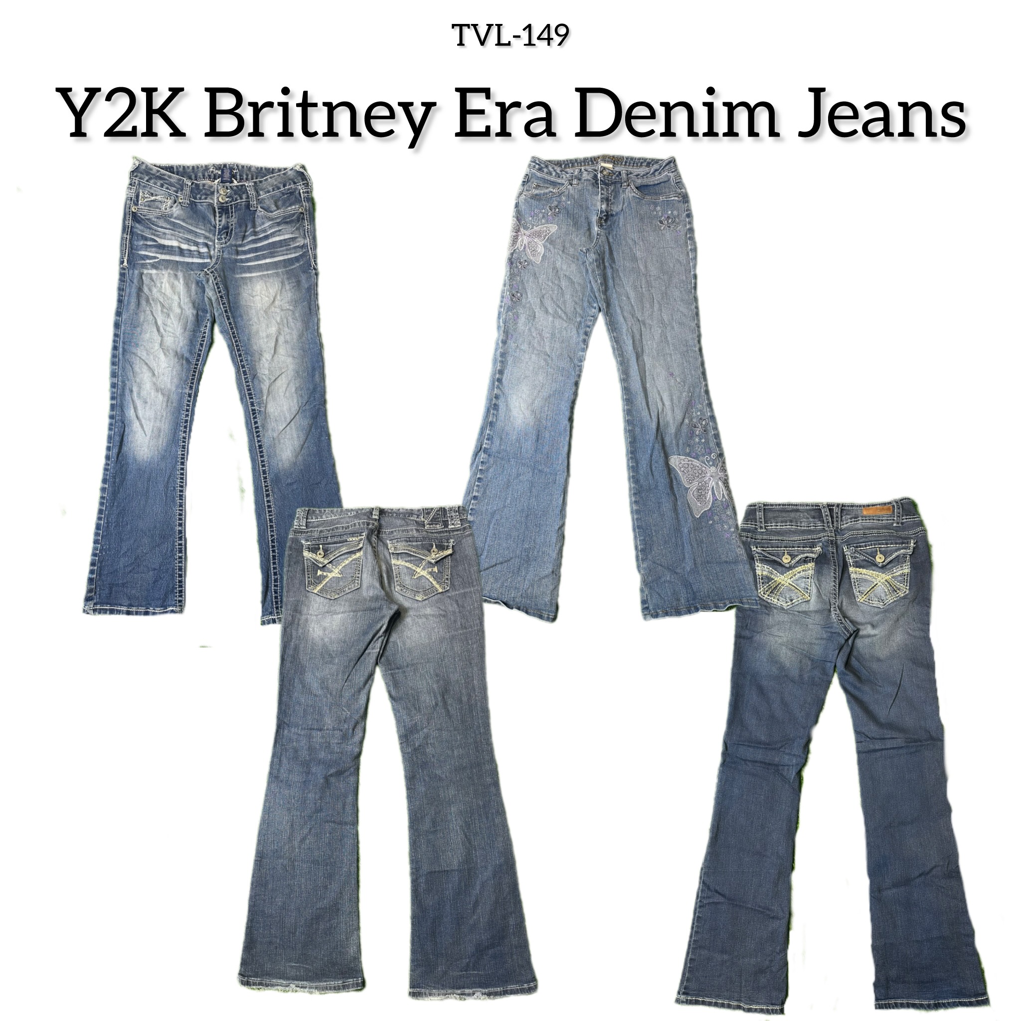 Y2K Britney Era Denim Jeans (TVL-149)