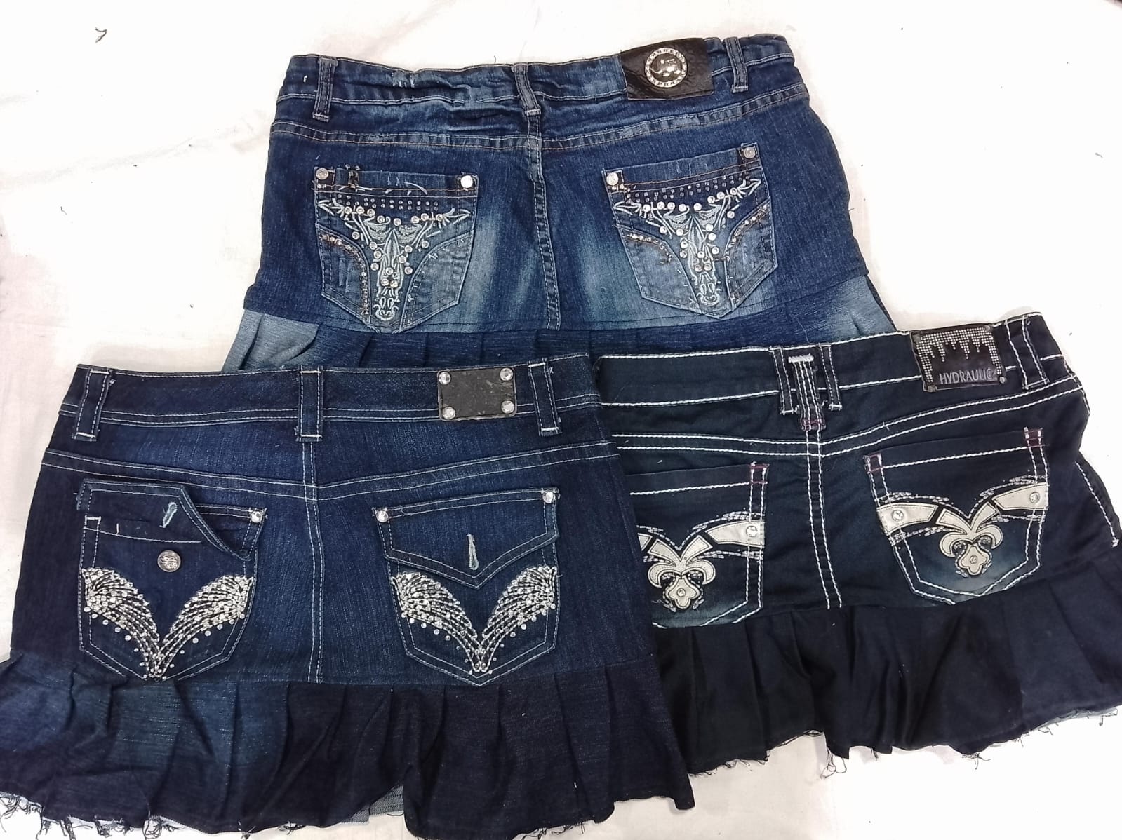 CR5562 Upcycled Flare Skirts