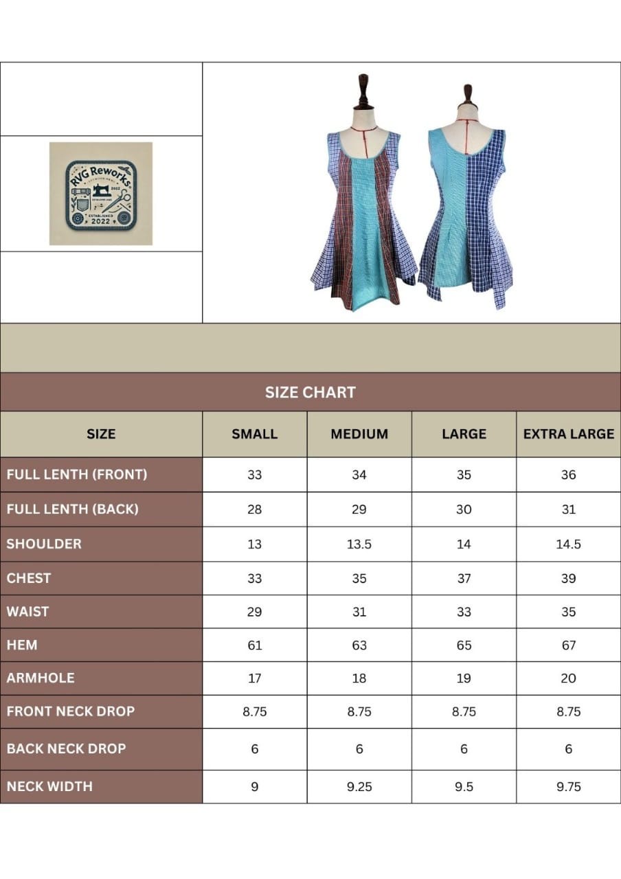 Upcycled Patchwork Mini Dress