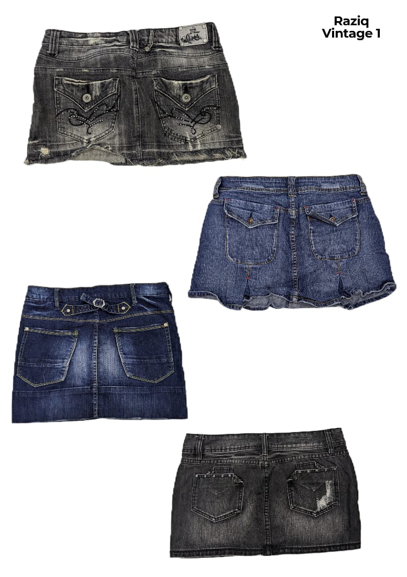 💥 Jupes mini en denim Y2K