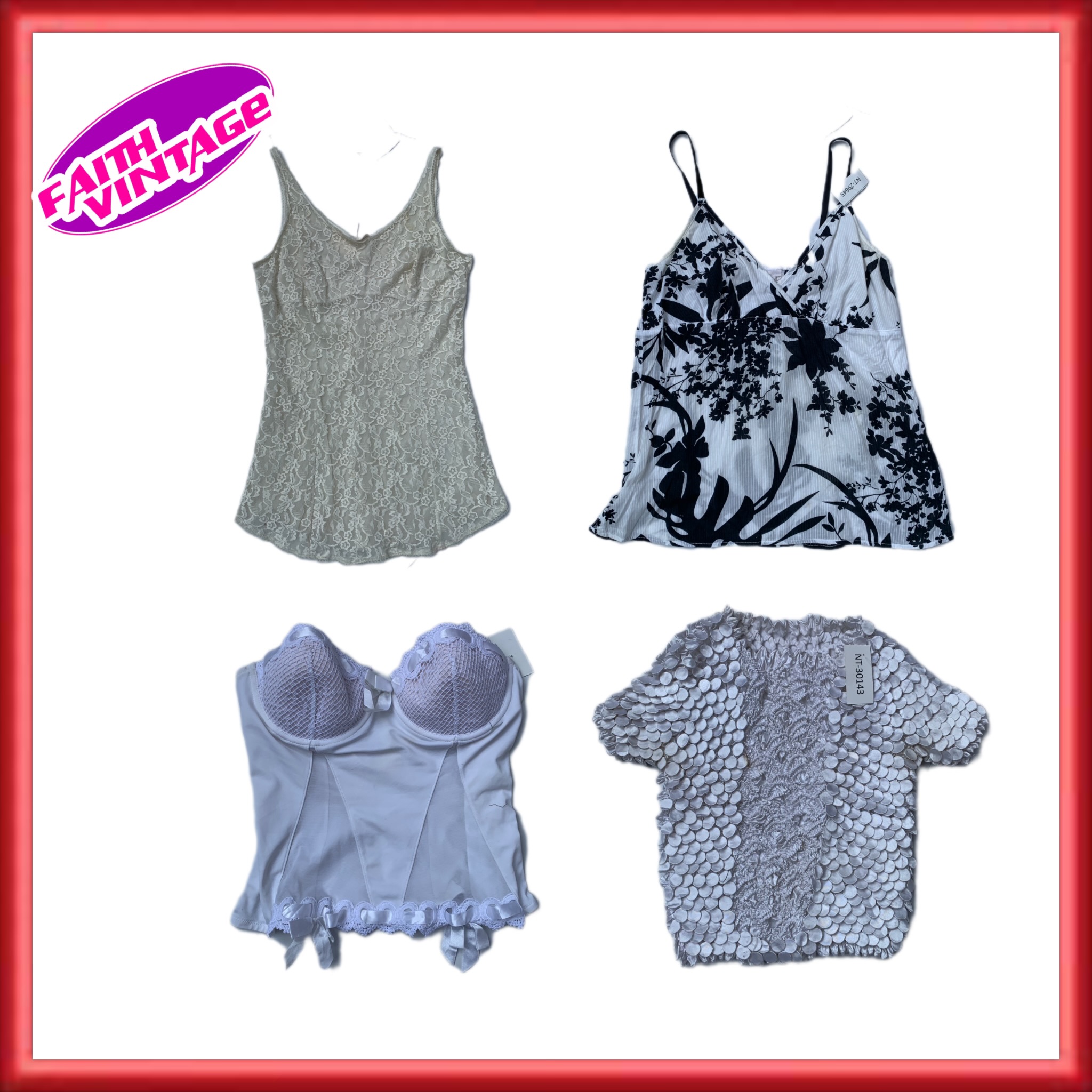 Lace and Pattern all Tops Mix (FV-141)