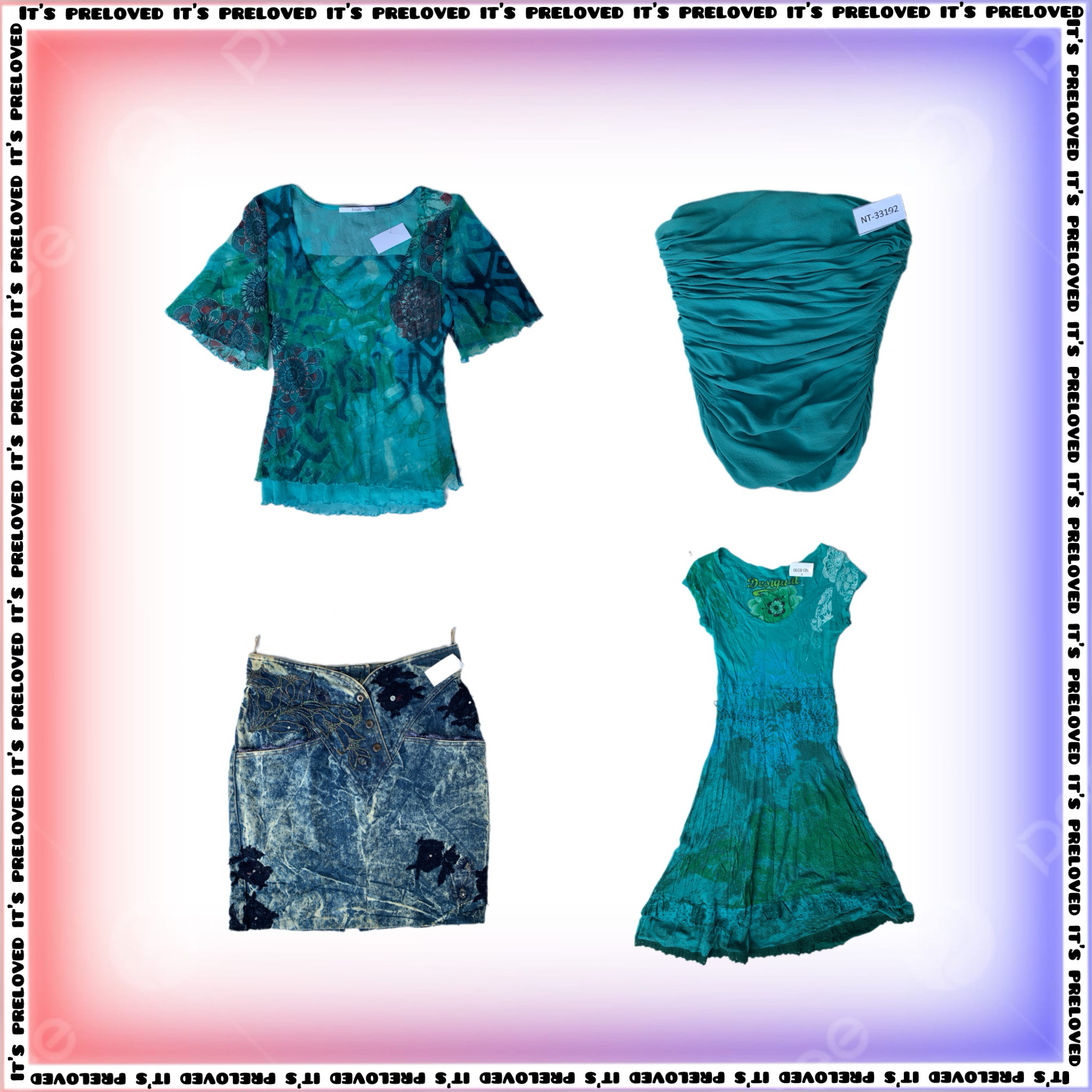 Aqua Mermaid Finds - tops, dresses, skirts SRK (SS-1660)