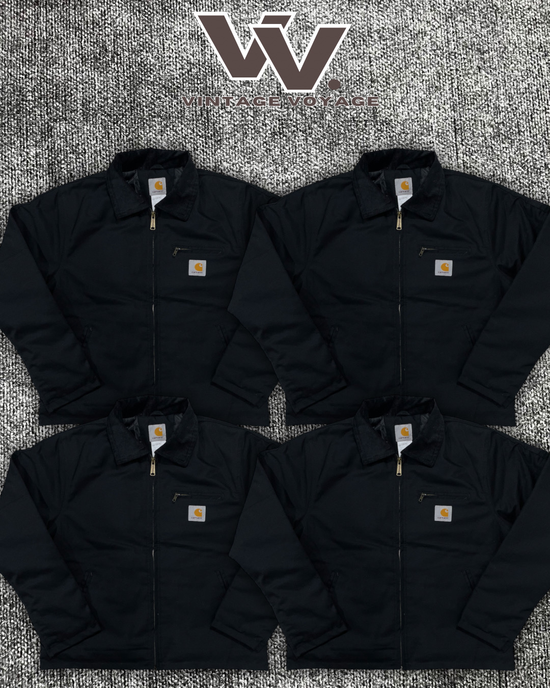 Carhartt rework style black Detroit Jacket #271125