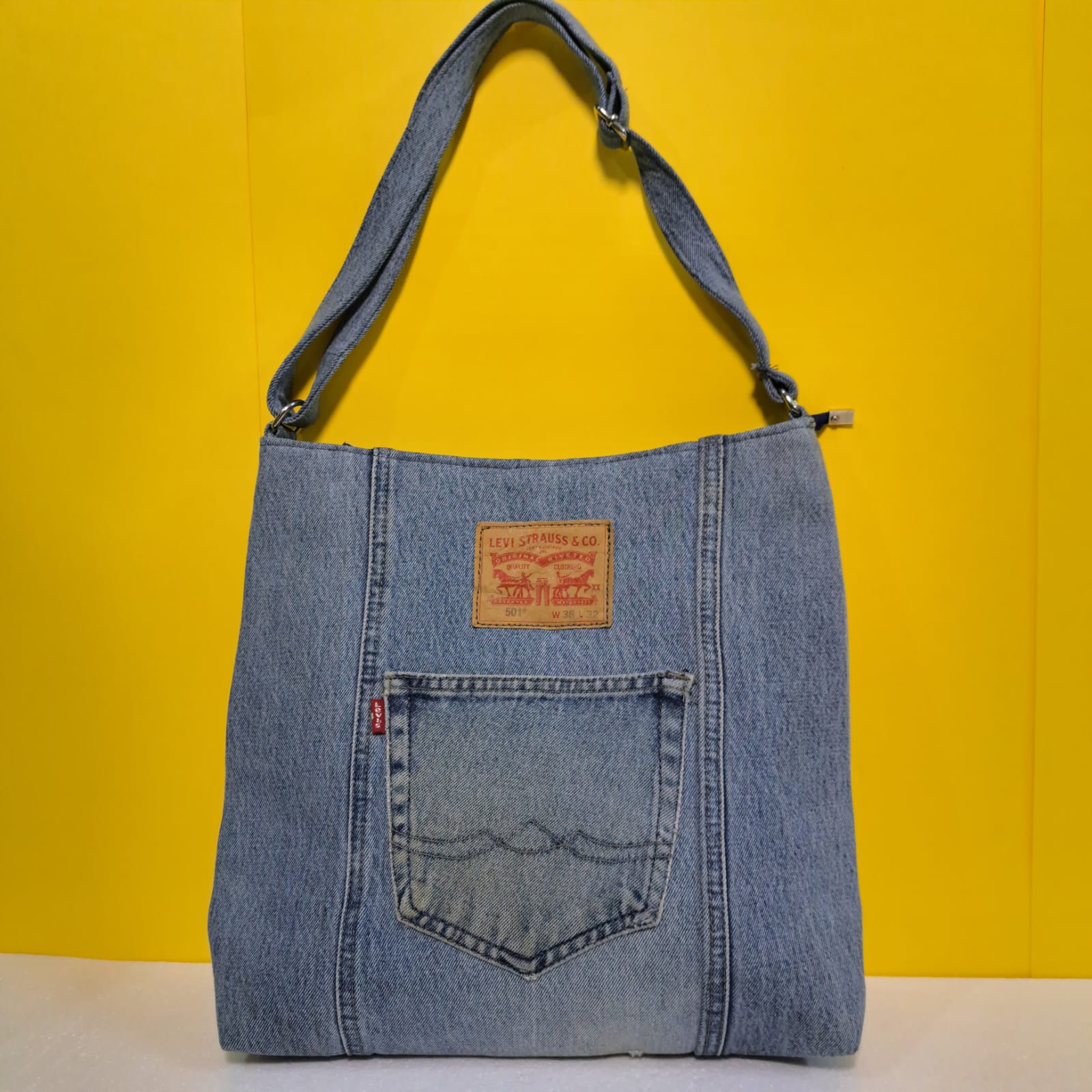 Upcycled Denim Shoulder Bags – from Recycled Levi’..