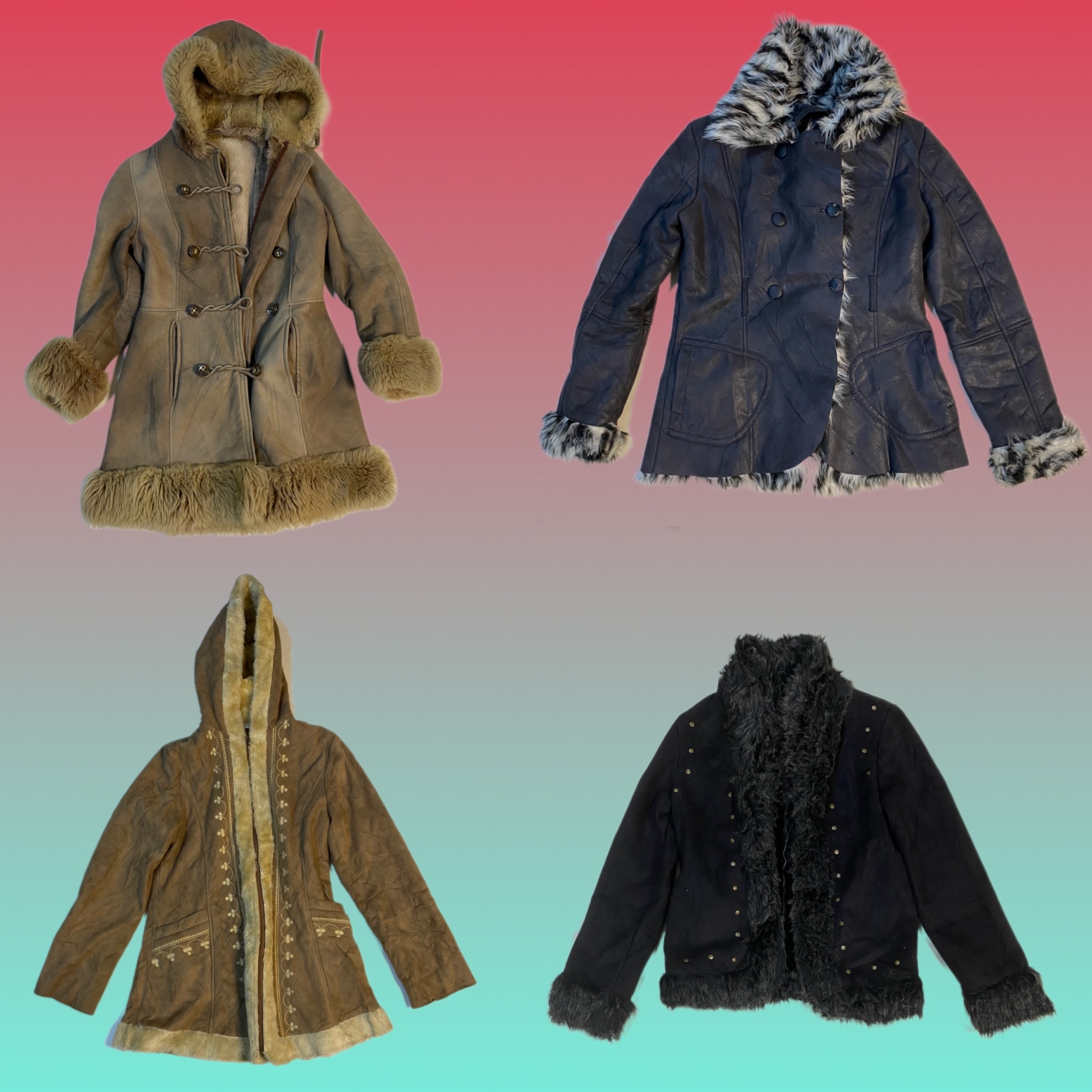 Y2K Afghan coat (TS-1616)