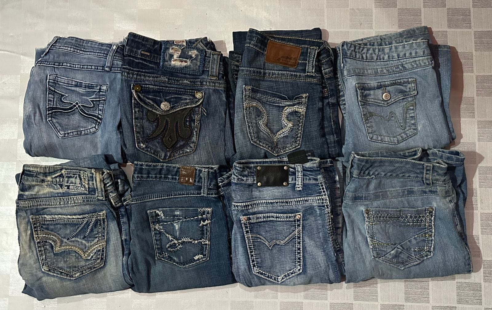 VIGOSS  AND OTHER MIX BRANDS JEANS (MD 1411)
