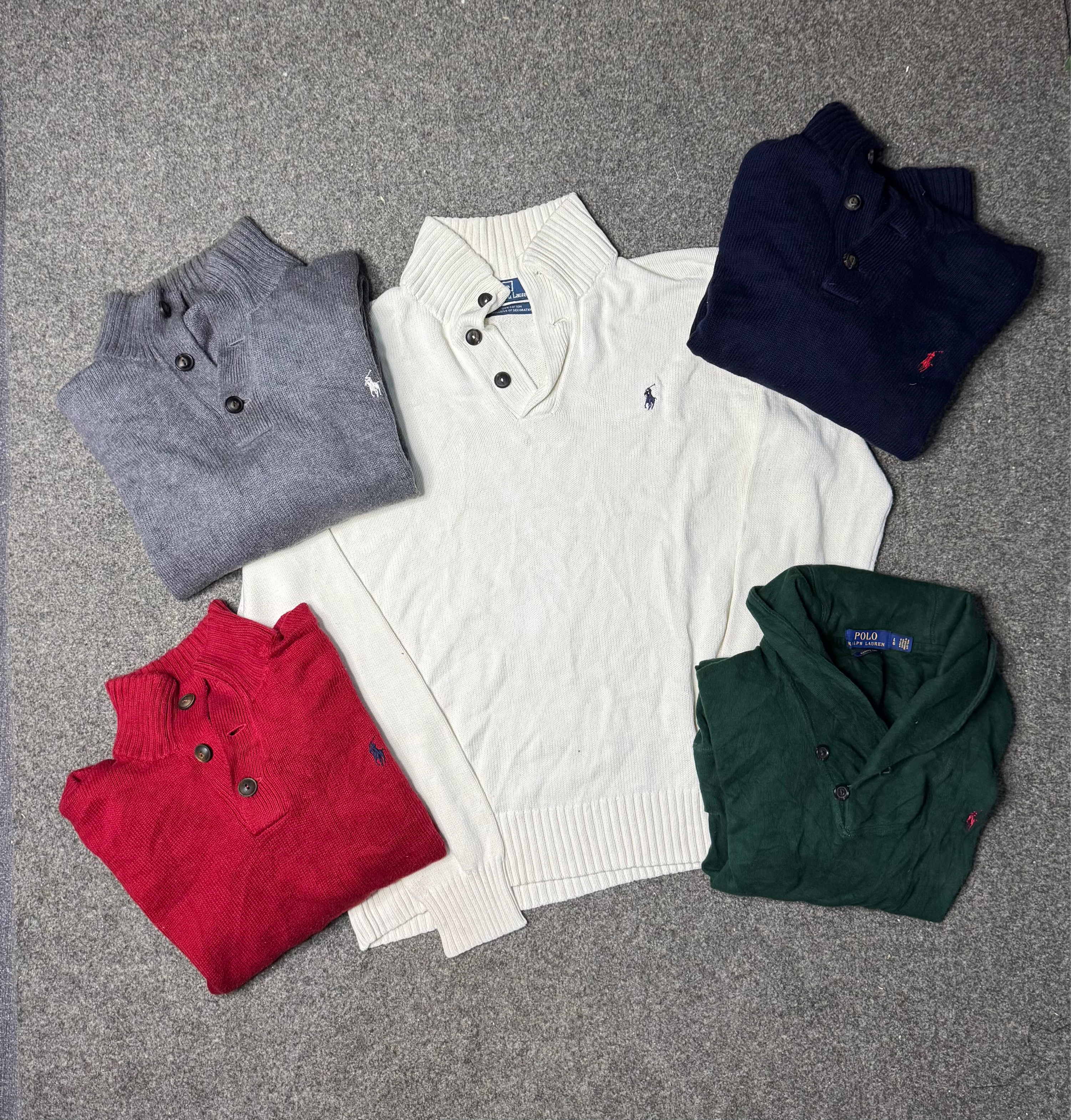 Pull à col montant Ralph Lauren avec bouton