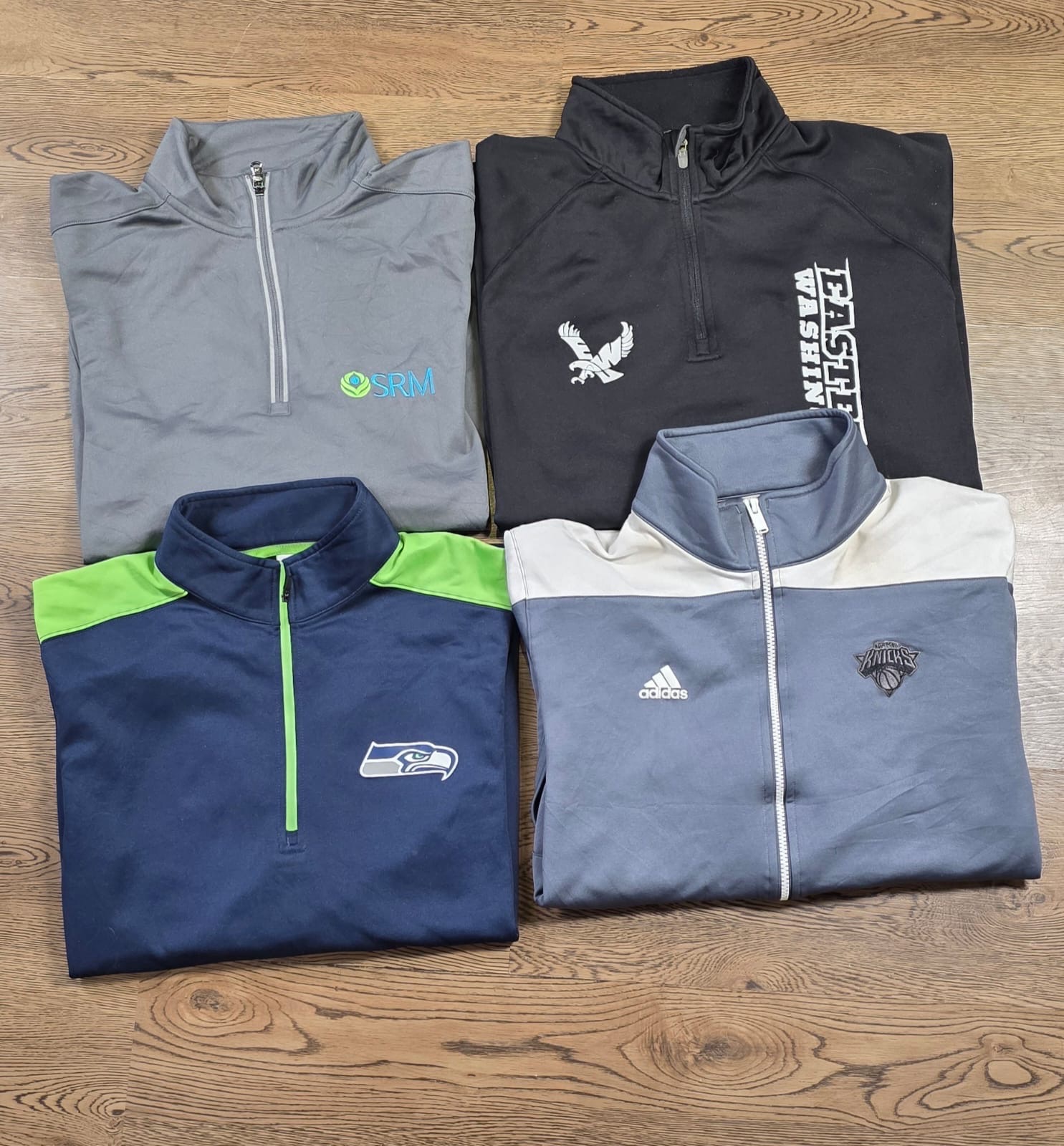 Mix branded nylon jackets