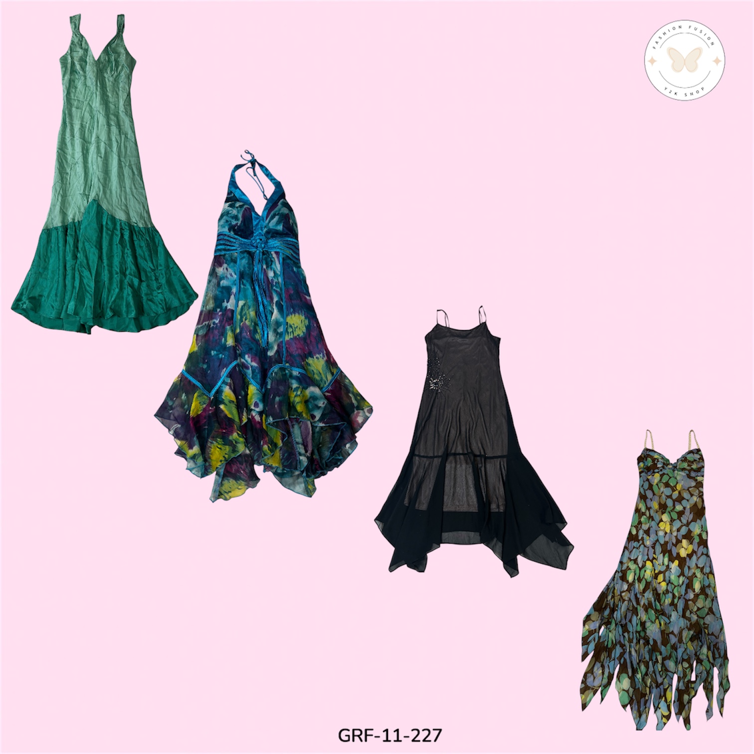 Effortless Casual Poly Dress (GRF-11-227)