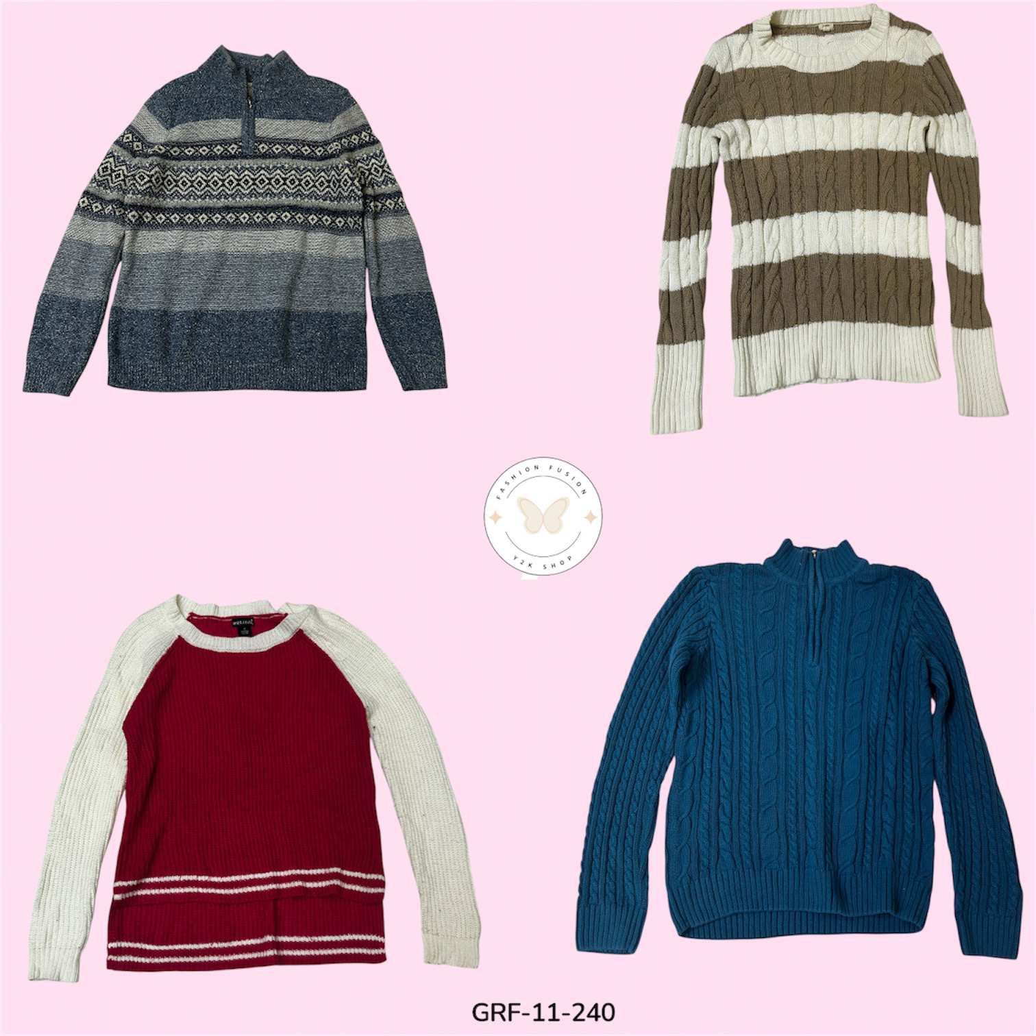 Chunky Knit Winter Sweater – Comfort & Style (GRF-11-240)