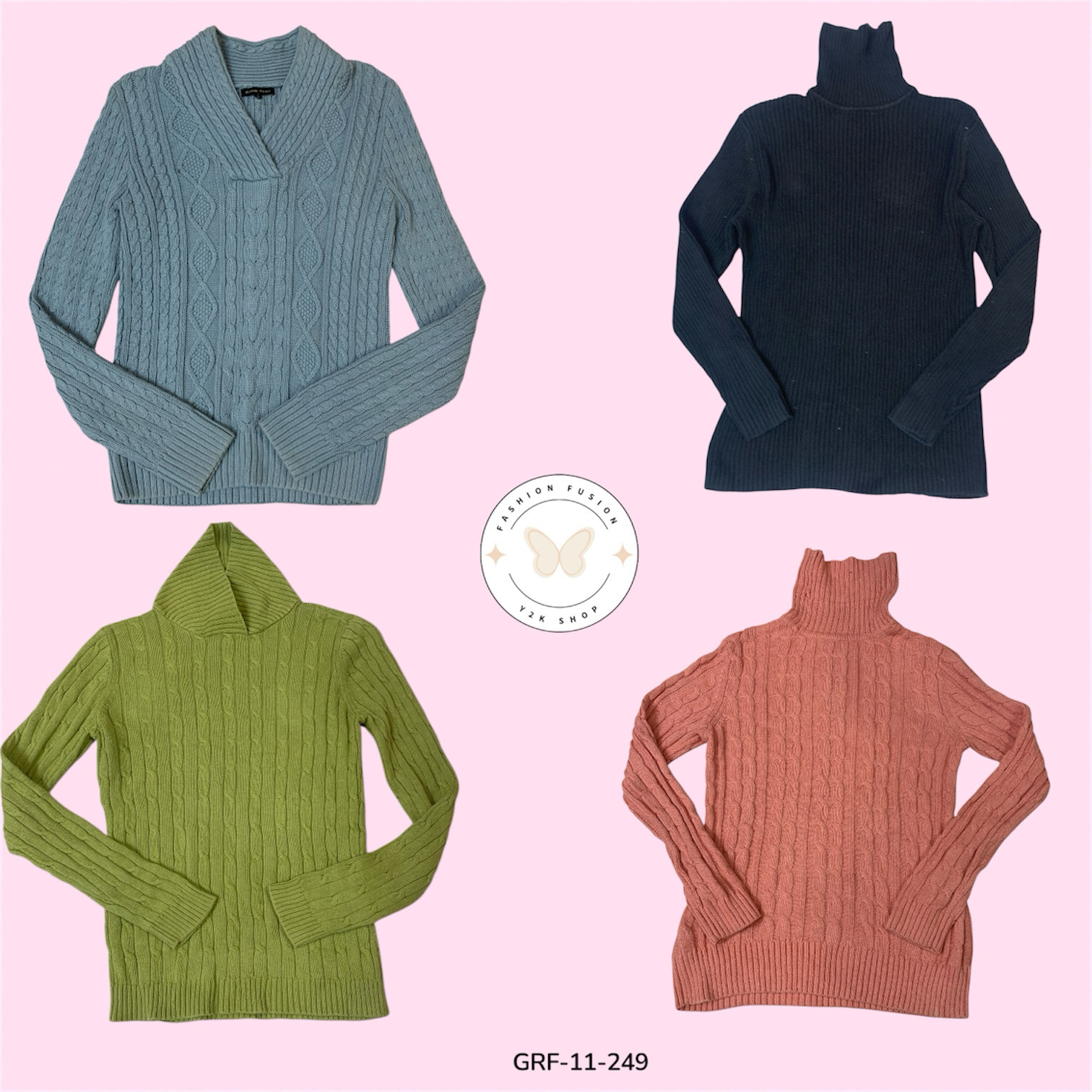 Soft Merino High-Neck Sweater – Elevated Everyday Essential (GRF-11-149)