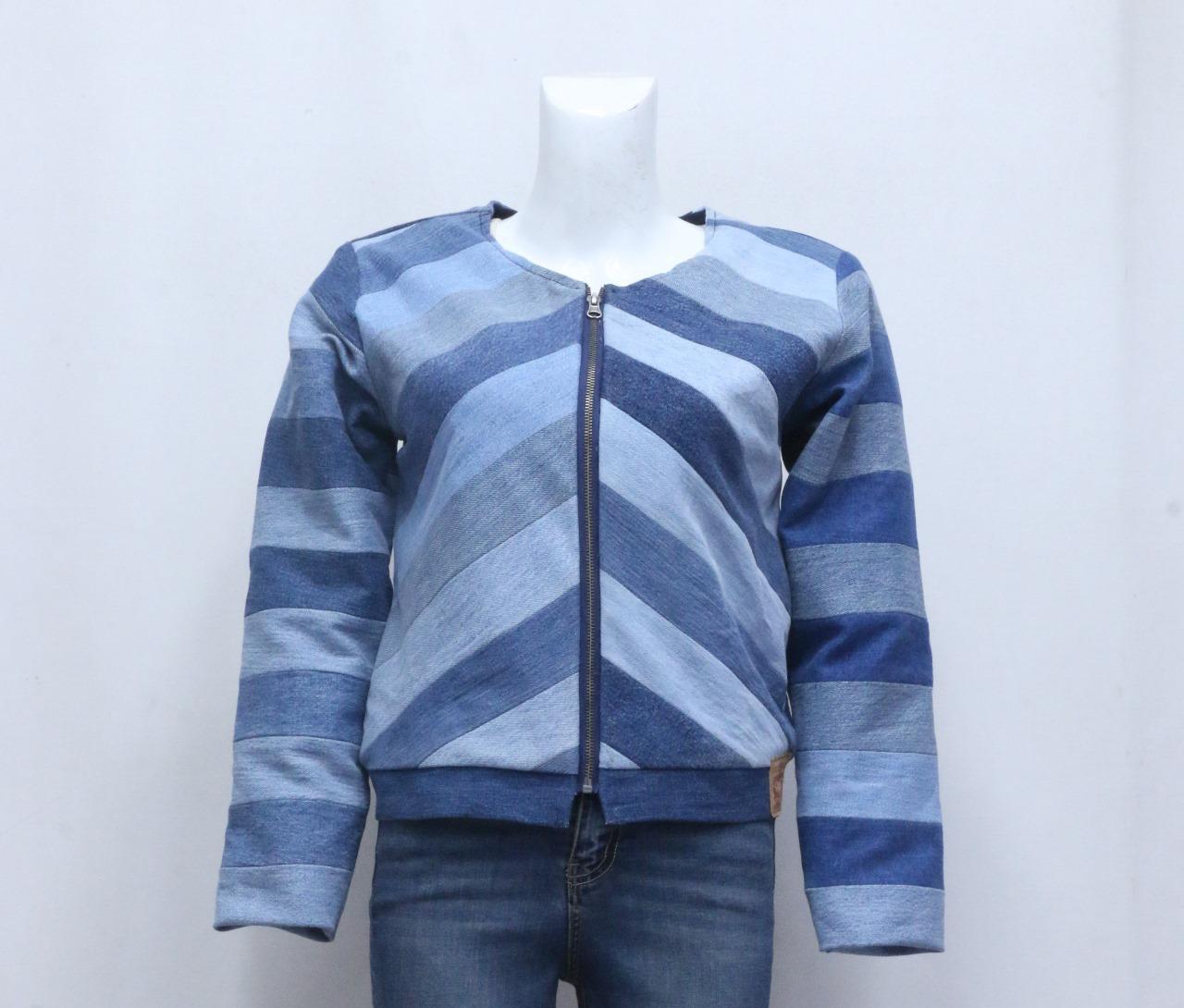 CR935 Upcycled Denim Jacket