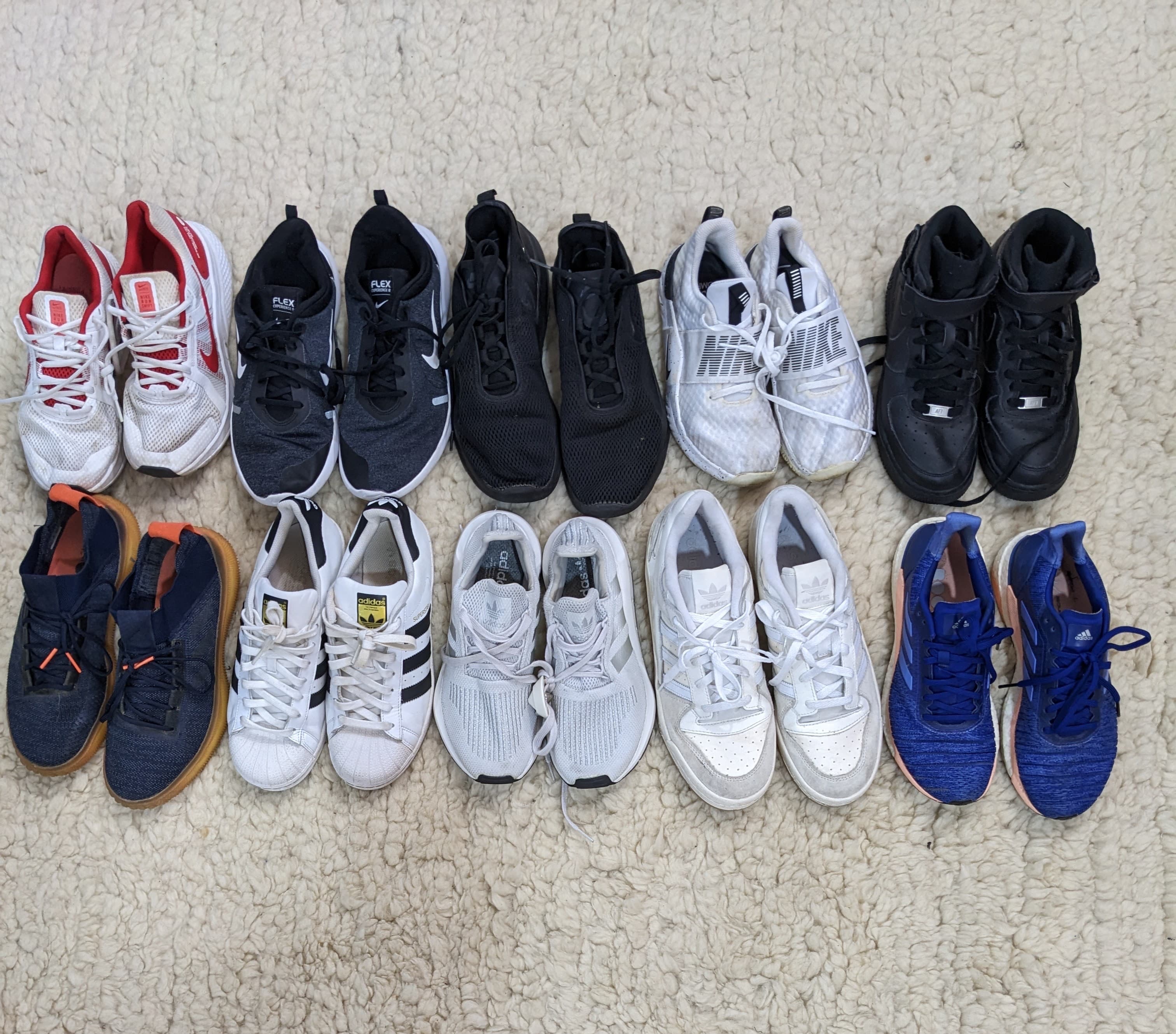 Nike & Adidas Shoes Mix