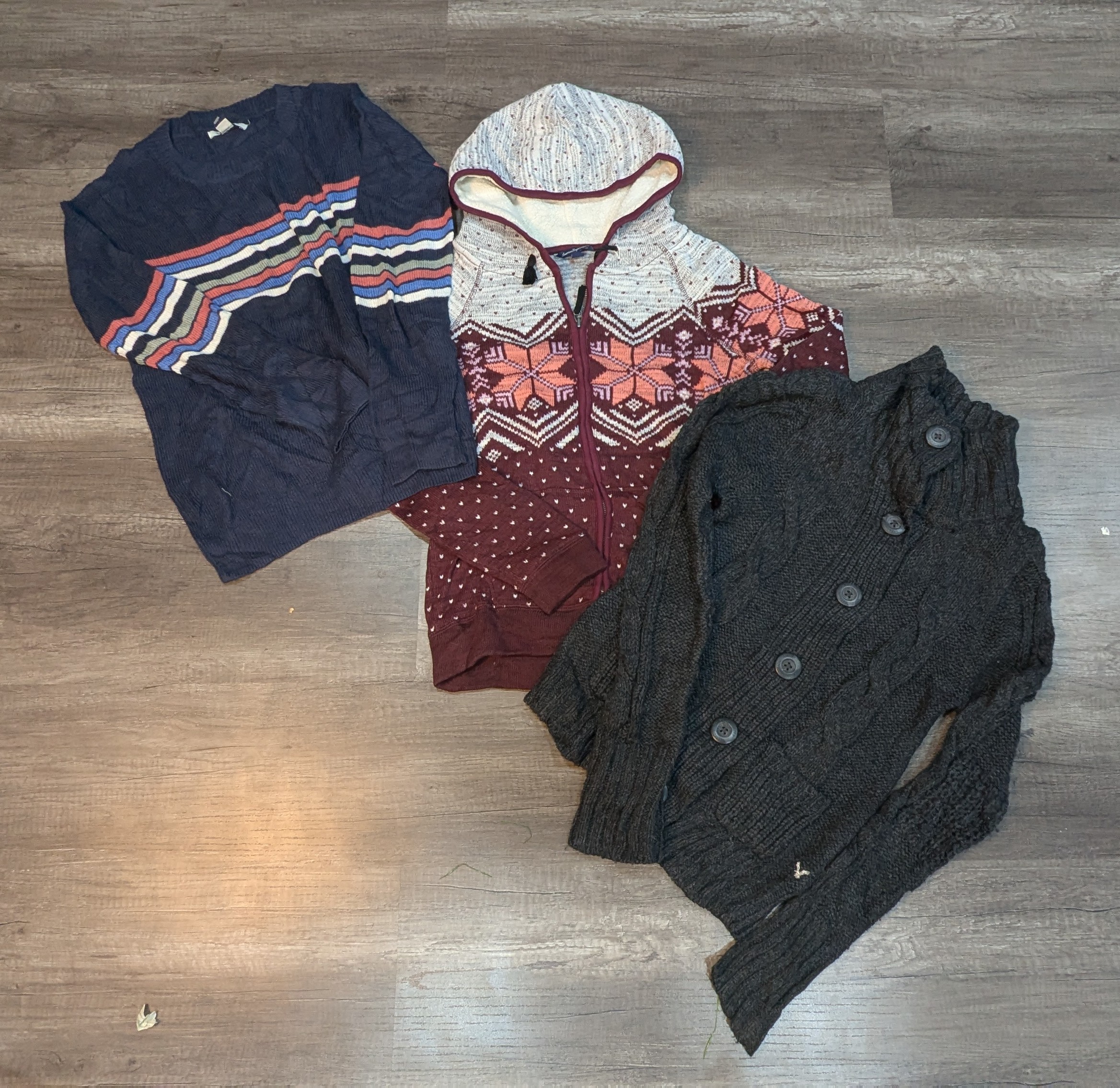 American Eagle & Abercrombie Sweaters & Wool Coat