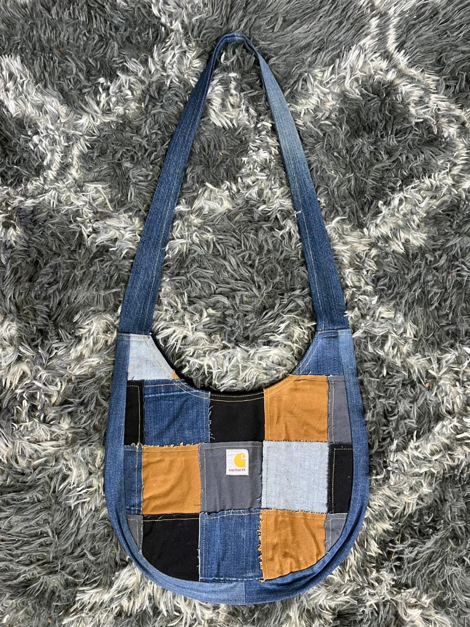 Fs-04 Upcycled Carharrt denim patchwork bag