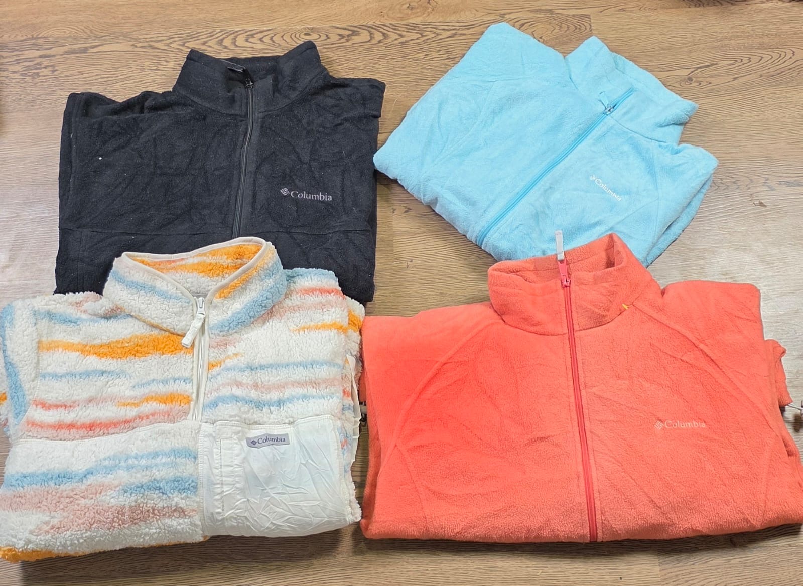 Mix branded fleece jackets