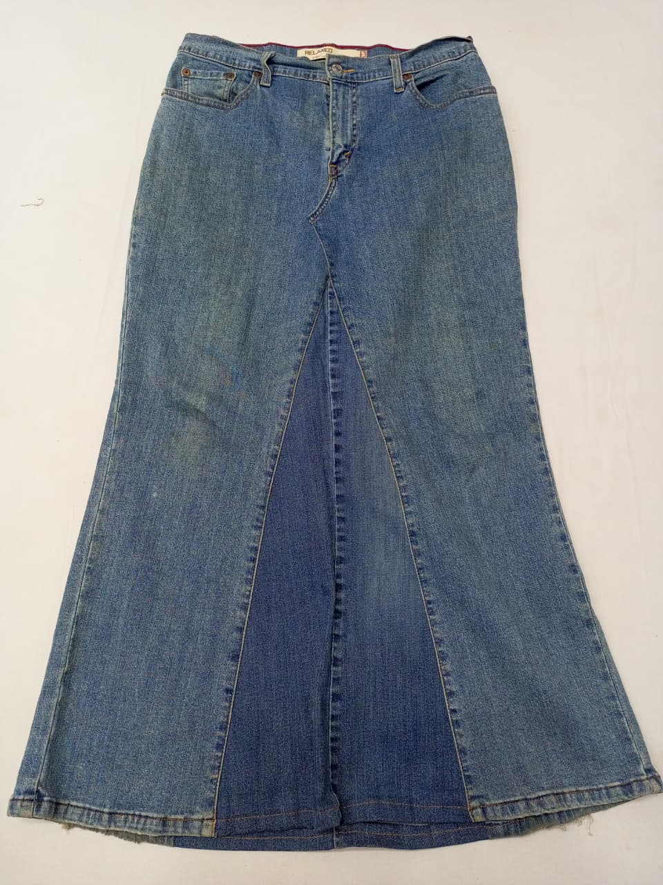 CR940 UPCYCLED Denim Skirt