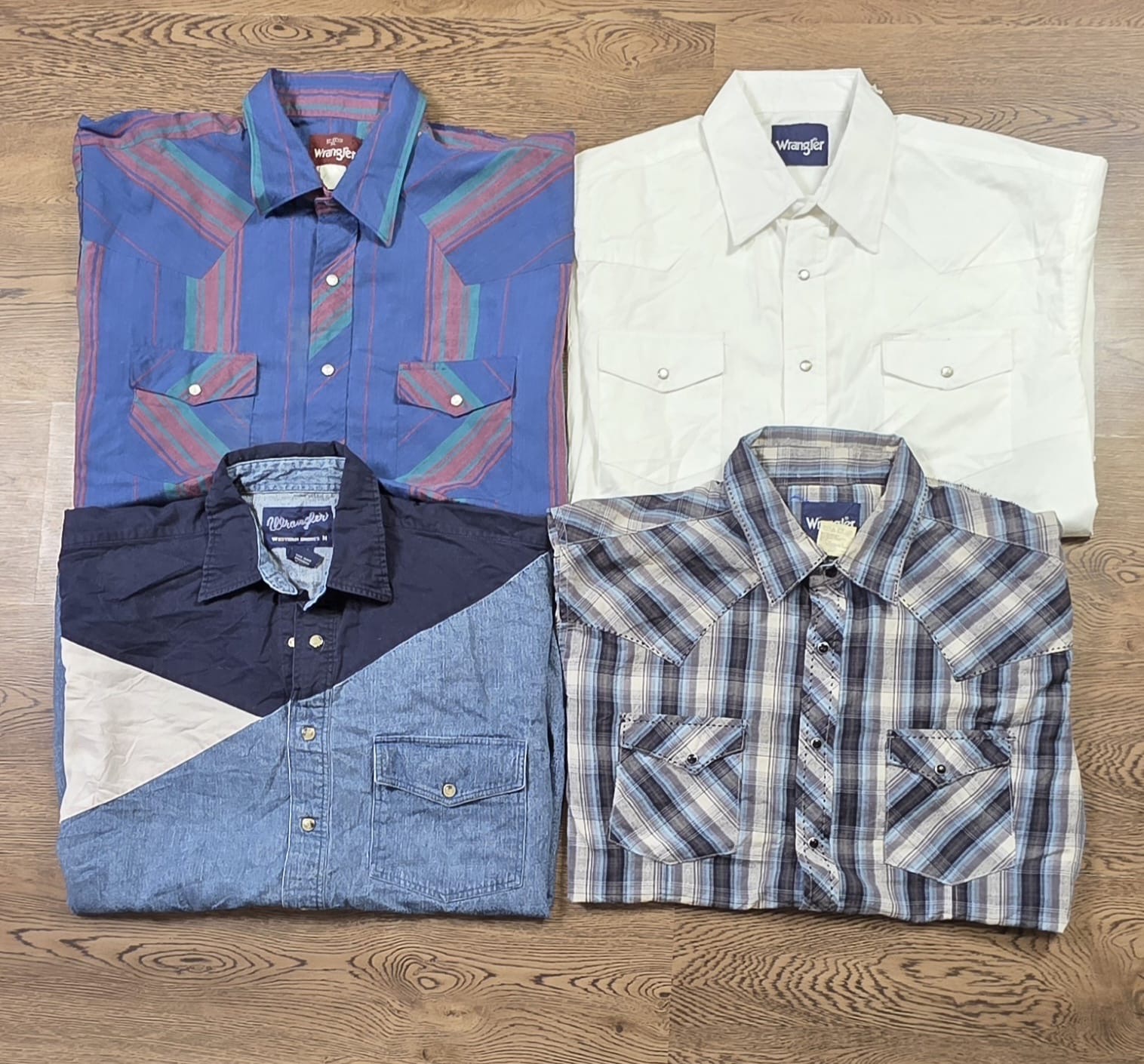 Wrangler button up shirts