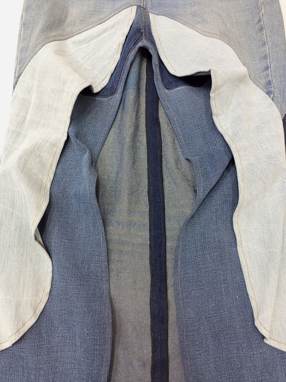 CR942 UPCYCLED Denim Ruffle Röcke