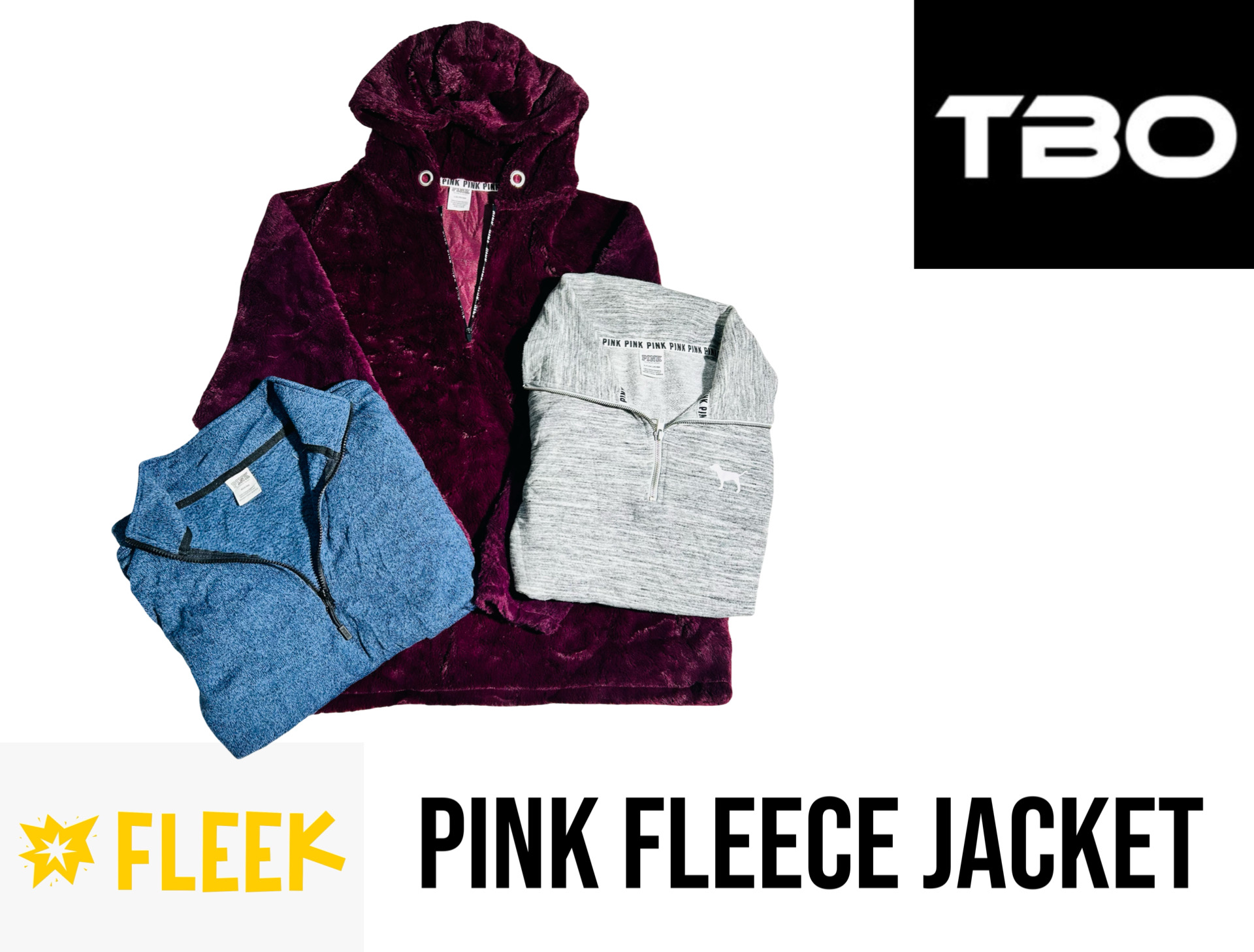 Pink fleece jackets