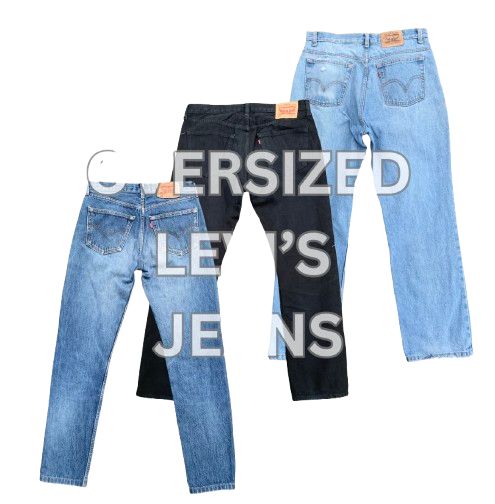 JEAN OVERSIZE LEVI'S MIXED CODE - GRADE AB