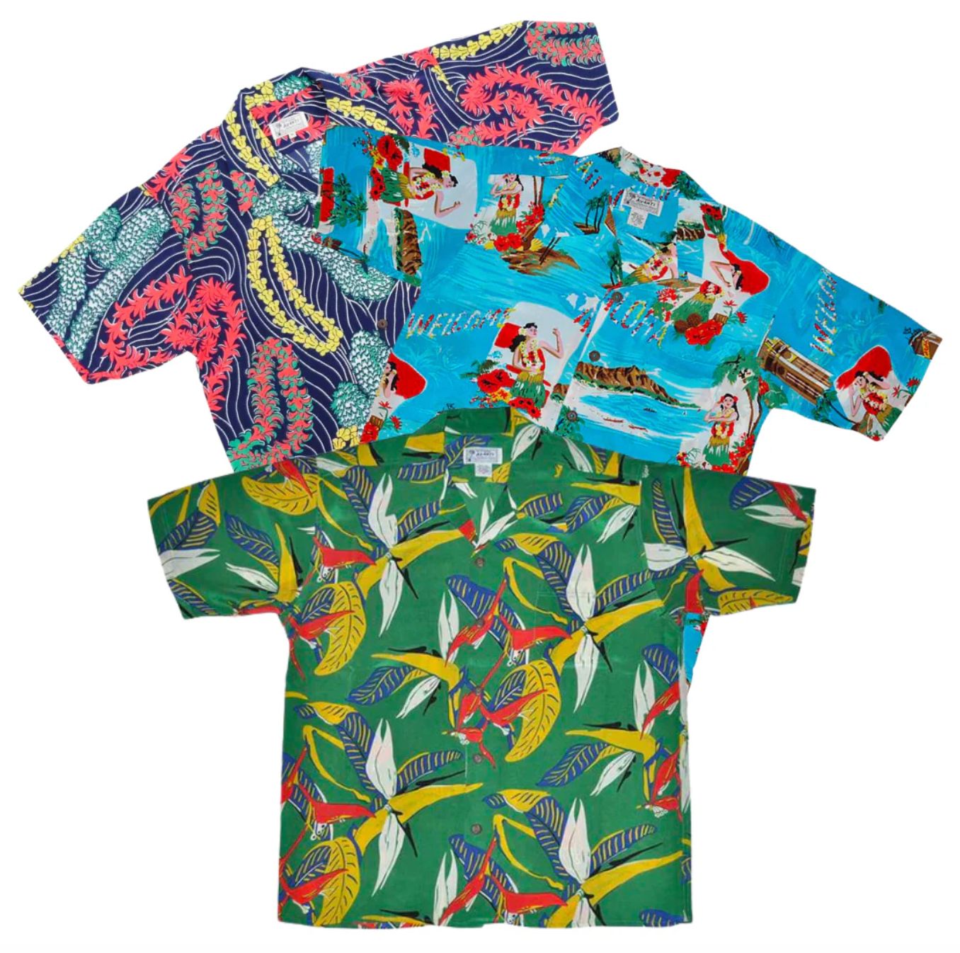 CHEMISES HAWAÏENNES - GRADE AB