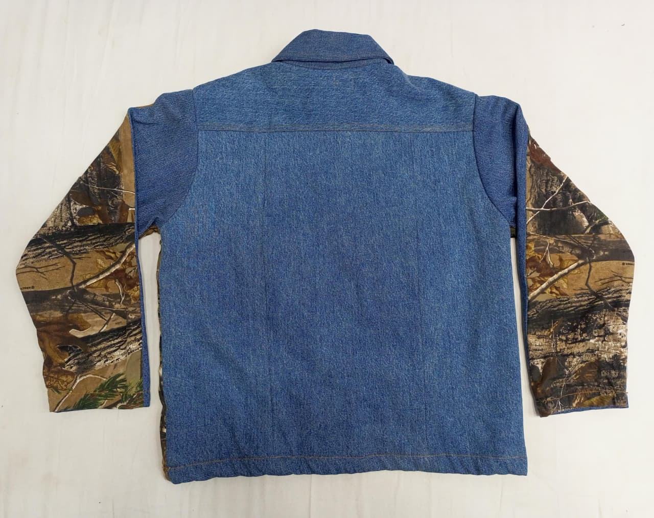 CR950 UPCYCLED Denim Carhartt Camo Jacket