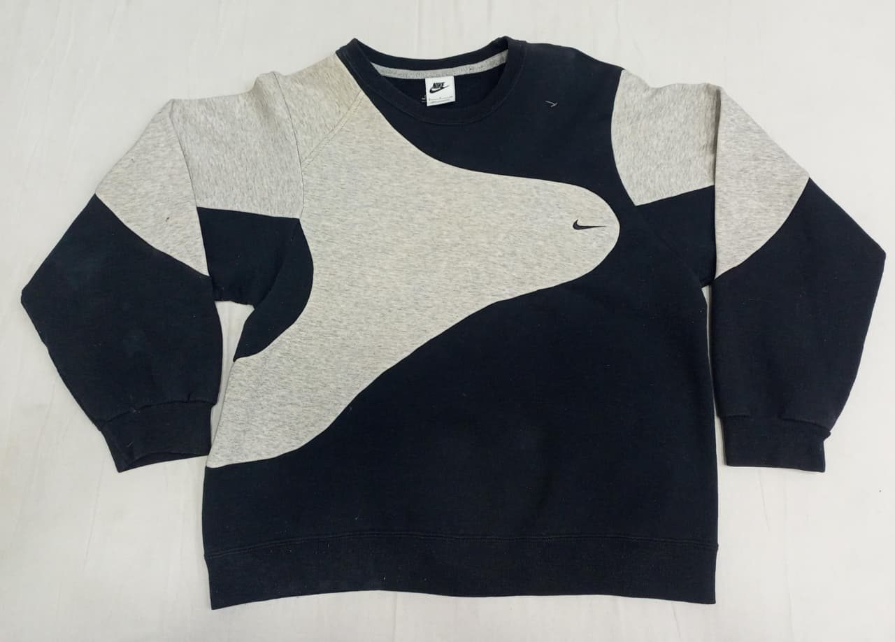 CR953 SWEATSHIRT PATCHWORK RECYCLÉ