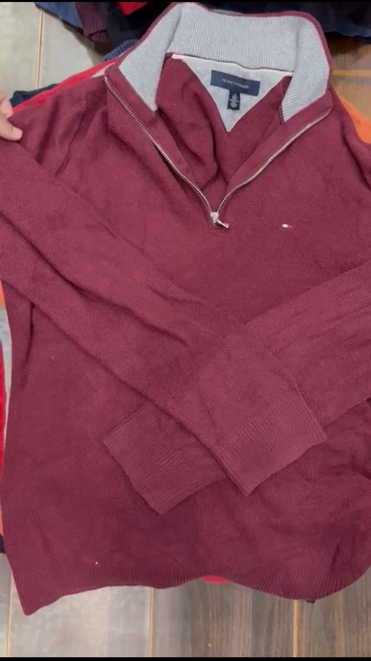 Tommy Hilfiger 1/4 Zip & Mix Sweater