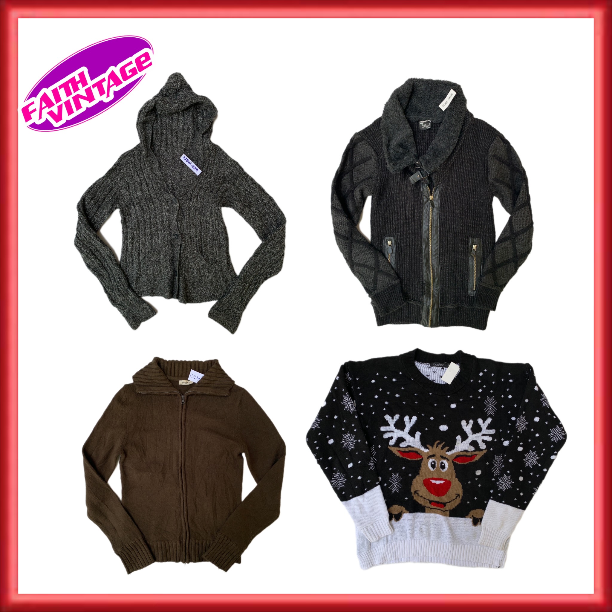 Boho winter sweater, skirts & coat (FV-149)