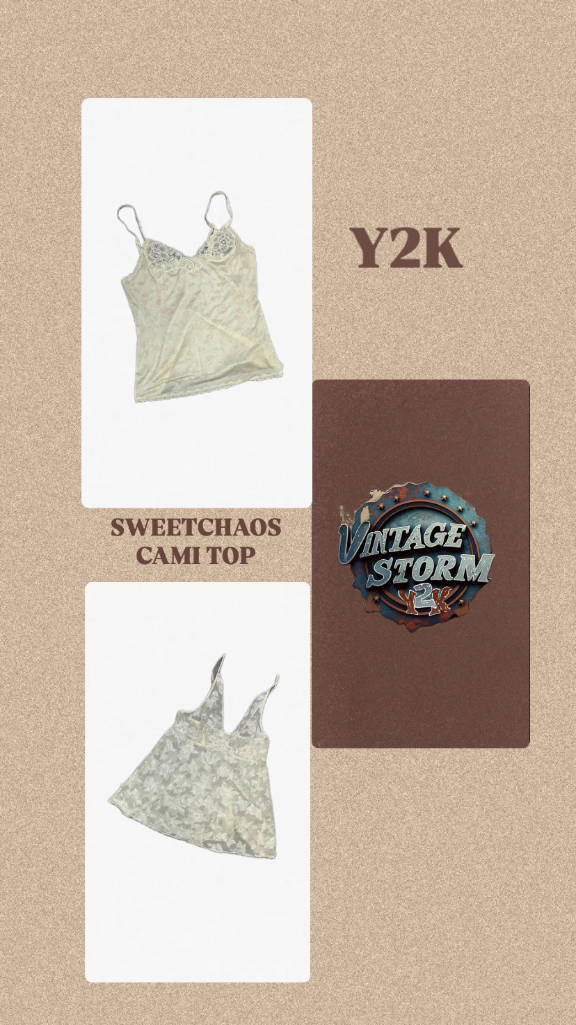 Y2k Sweetchao Cami Top